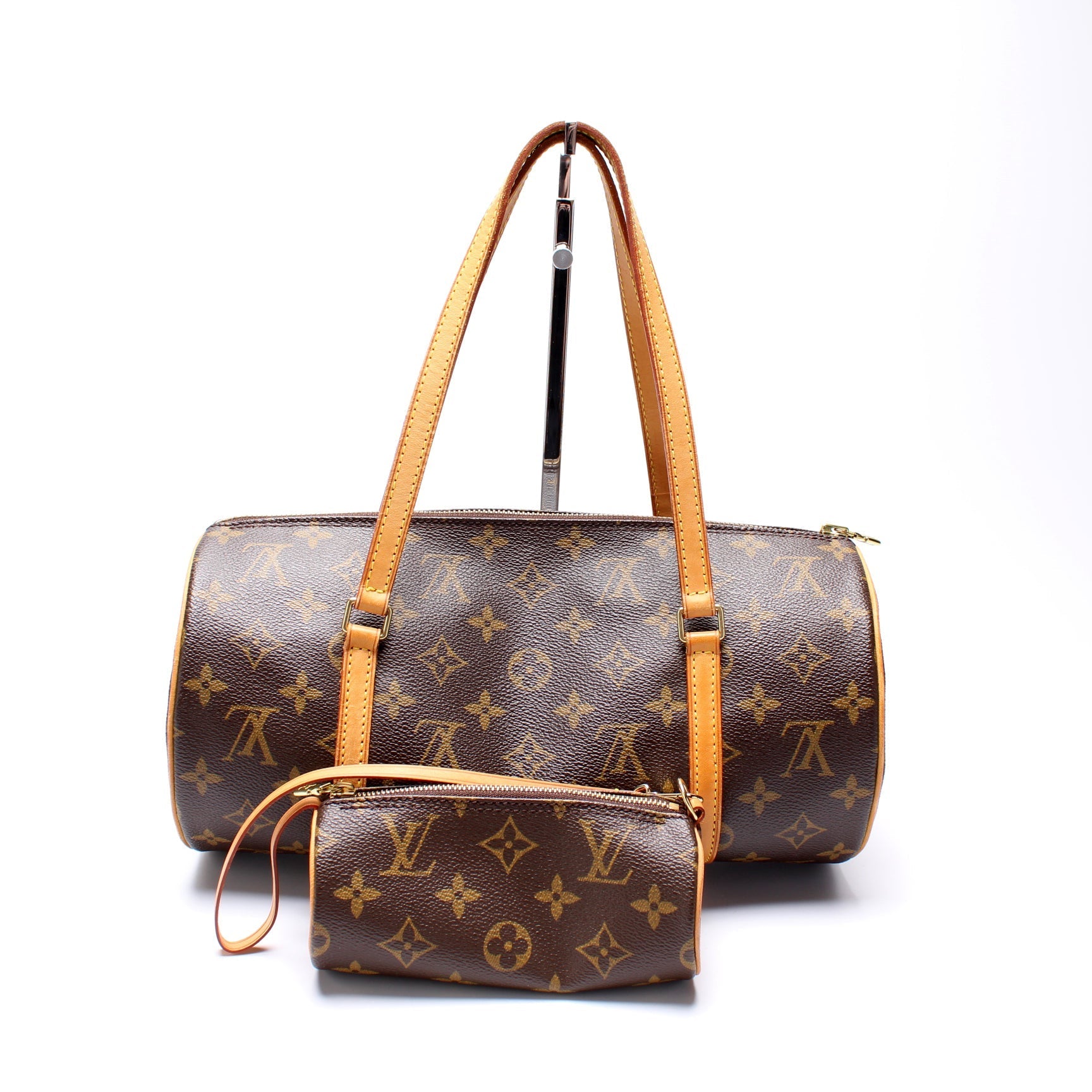 Louis Vuitton Papillon 30 10.5 w Monogram Handbag