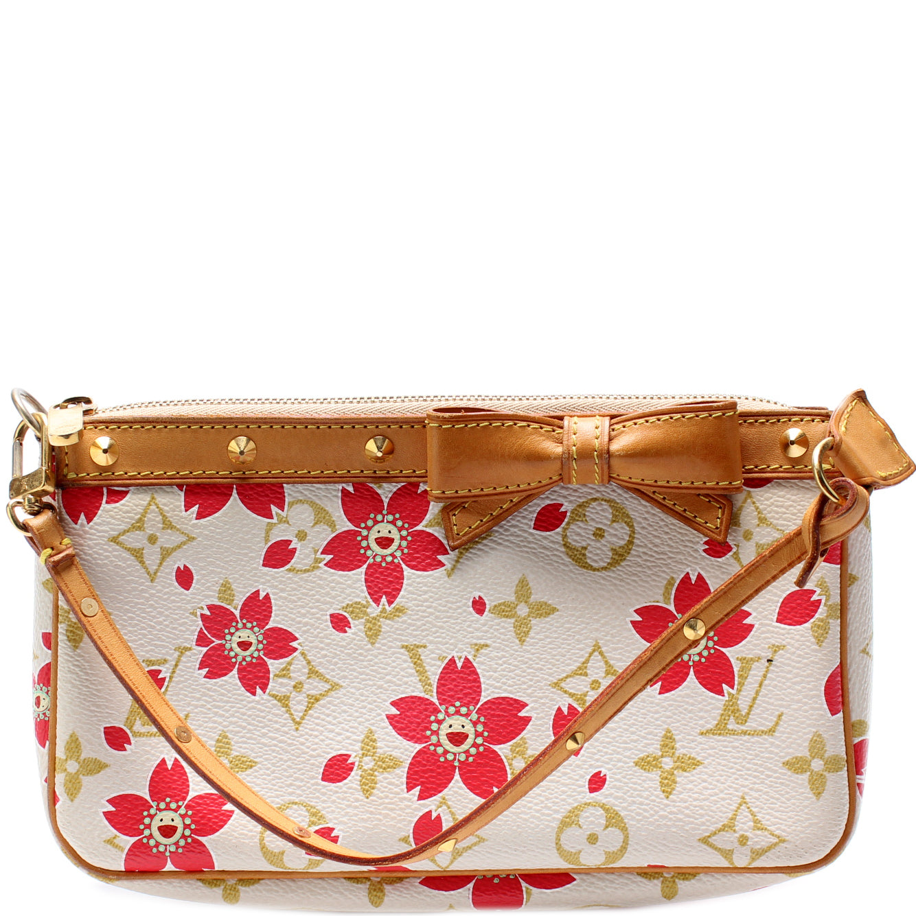 Louis Vuitton Pochette Accessories Cherry Blossom Clutch Bag Blossom 2