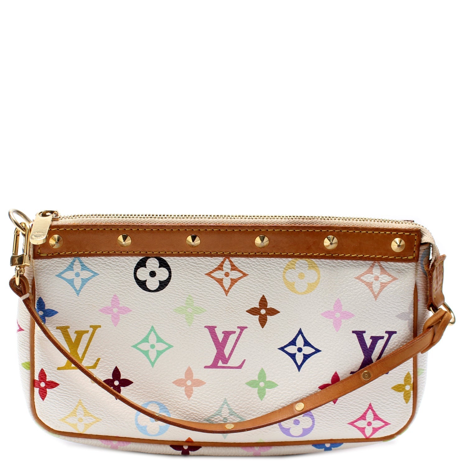 Louis Vuitton Pochette Accessoires Monogram Multicolor Clutch Bag Monogram 1