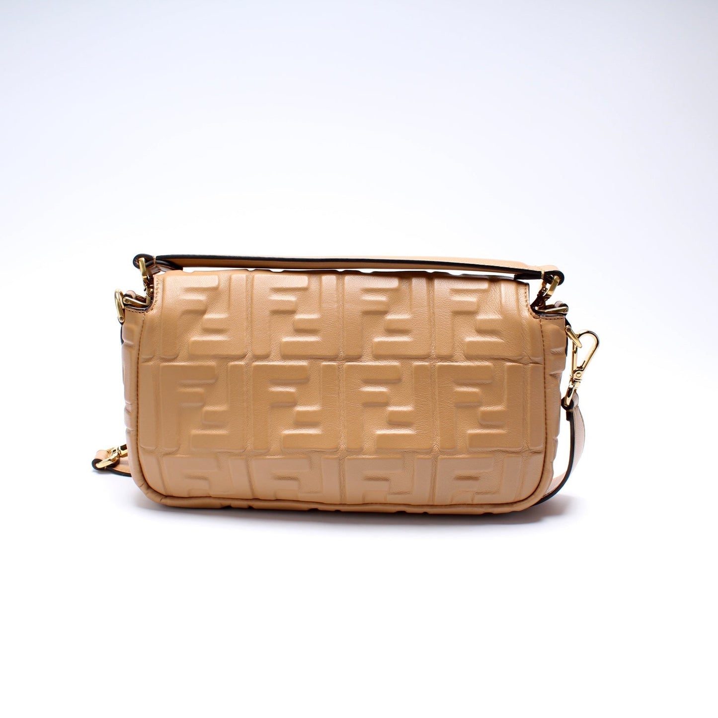 Fendi 8Br600Uette Ff Nappa Bag Embossed Travel Bag Ff Embossed Nappa