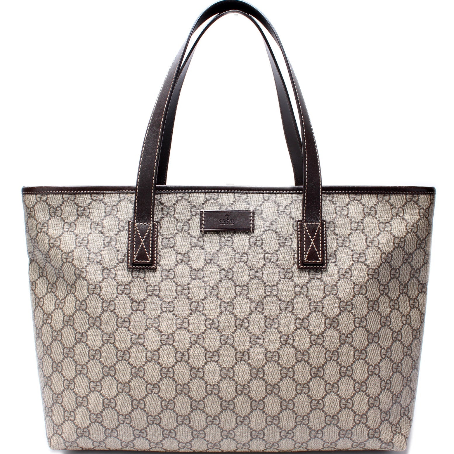 Gucci GG Supreme Zip Medium Tote Bag Tote 1