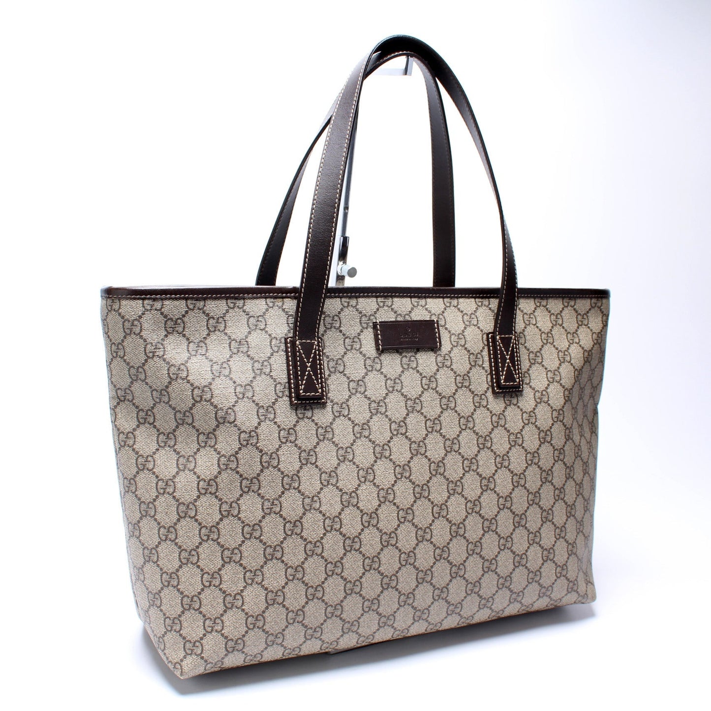 Gucci GG Supreme Zip Medium Tote Bag Tote 1