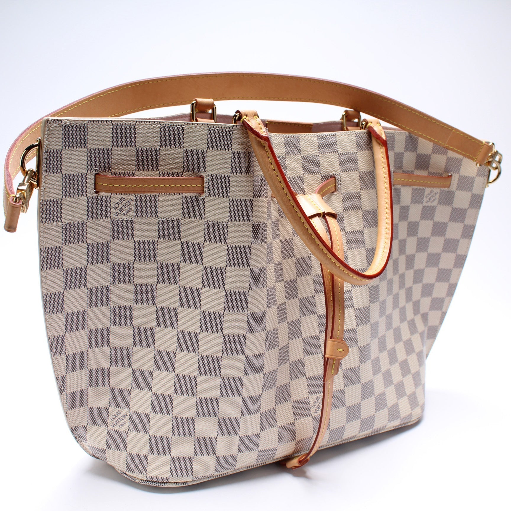 Louis Vuitton Girolata Azur Damier Handbag Azur 8
