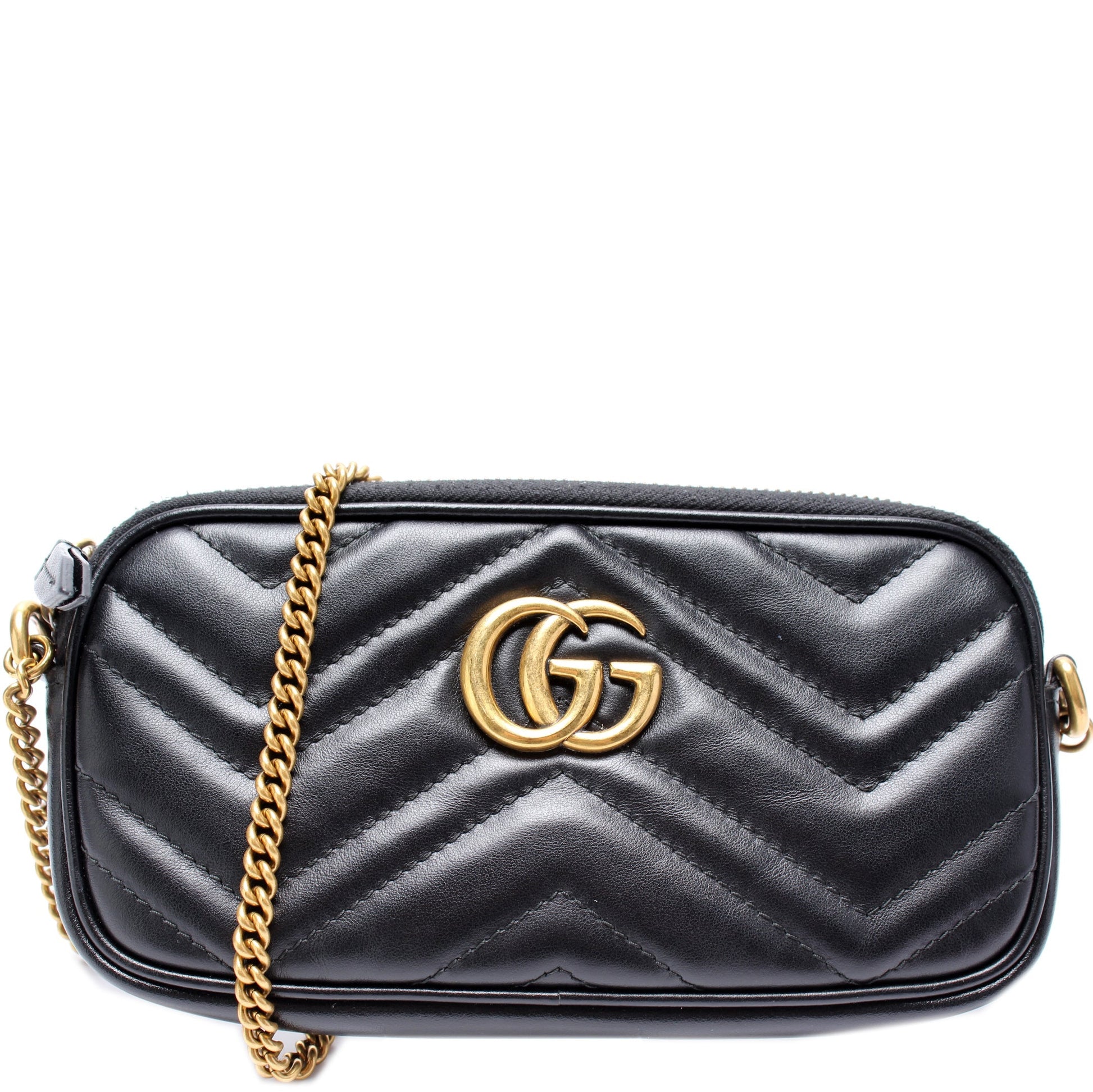 Gucci GG Marmont Min Chain Crossbody Bag