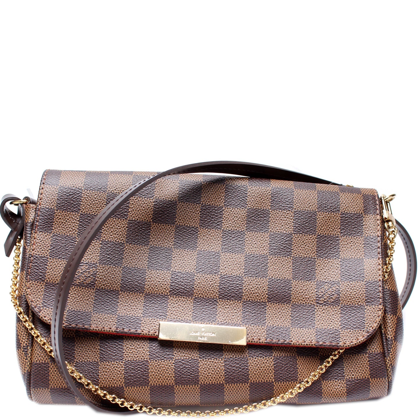 Louis Vuitton Favorite MM Ebene Damier Handbag Ebene 15