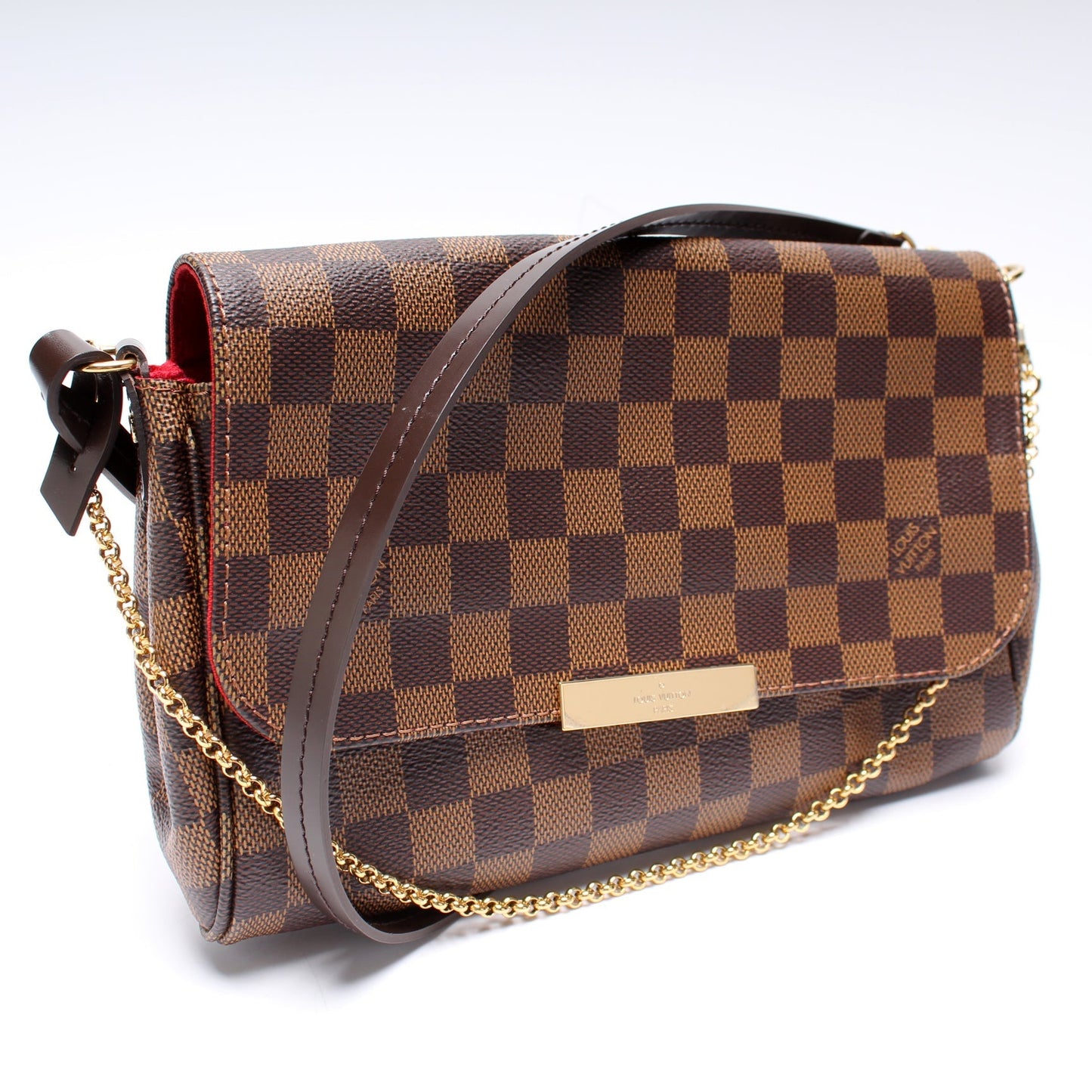 Louis Vuitton Favorite MM Ebene Damier Handbag Ebene 15