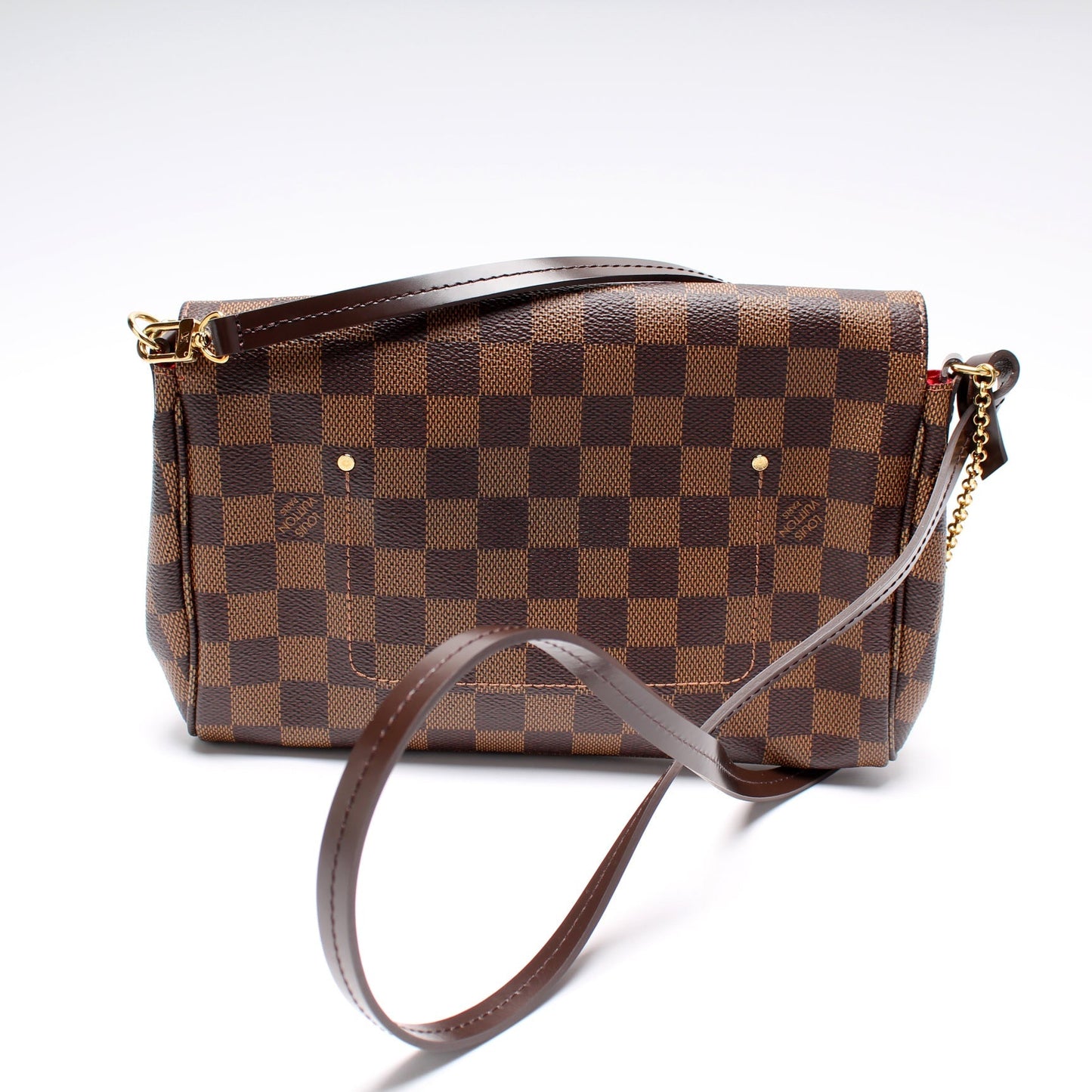 Louis Vuitton Favorite MM Ebene Damier Handbag Ebene 15