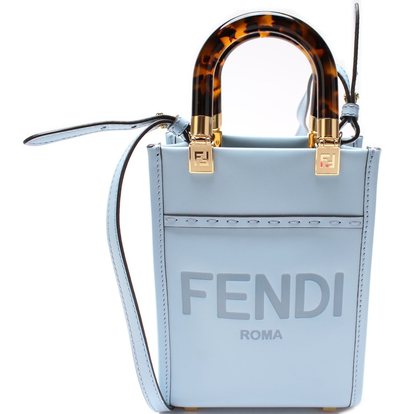 Fendi Sunshine Shopper Bag Mini Travel Bag