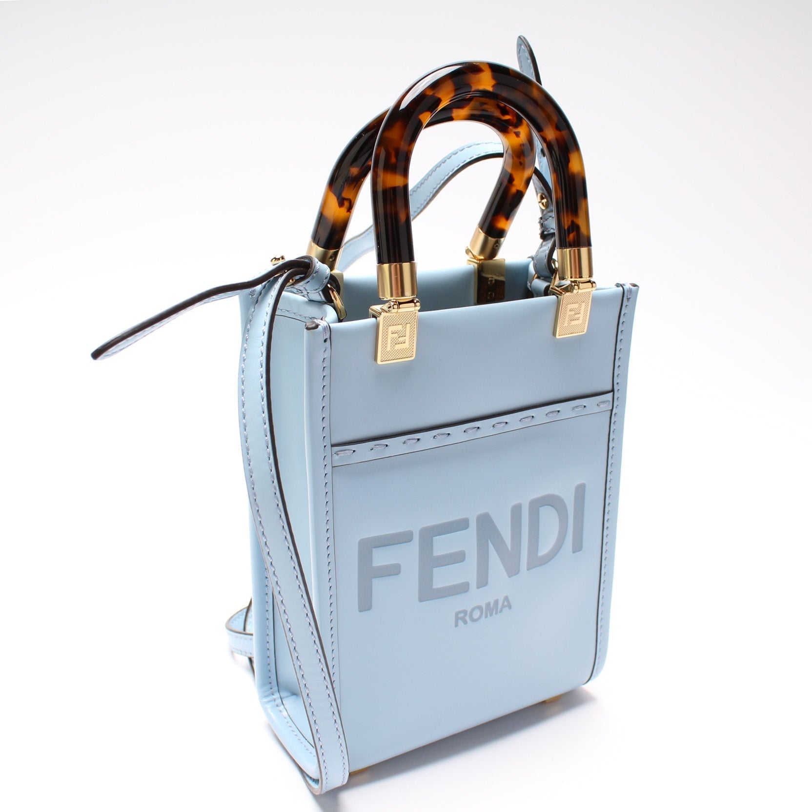 Fendi Sunshine Shopper Bag Mini Travel Bag