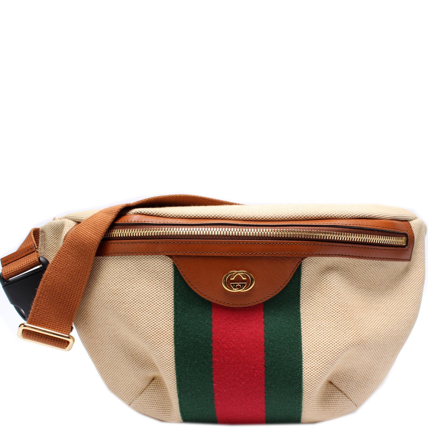 Gucci Web Canvas Belt Bag 1