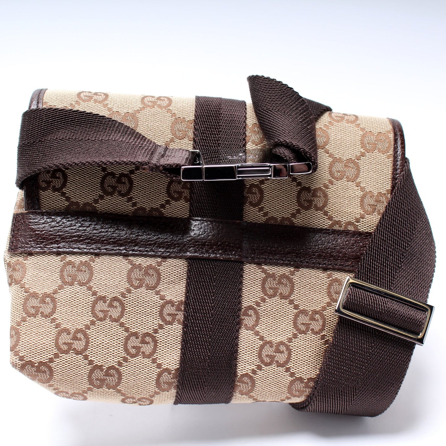 Gucci GG Buckle Canvas Small Belt