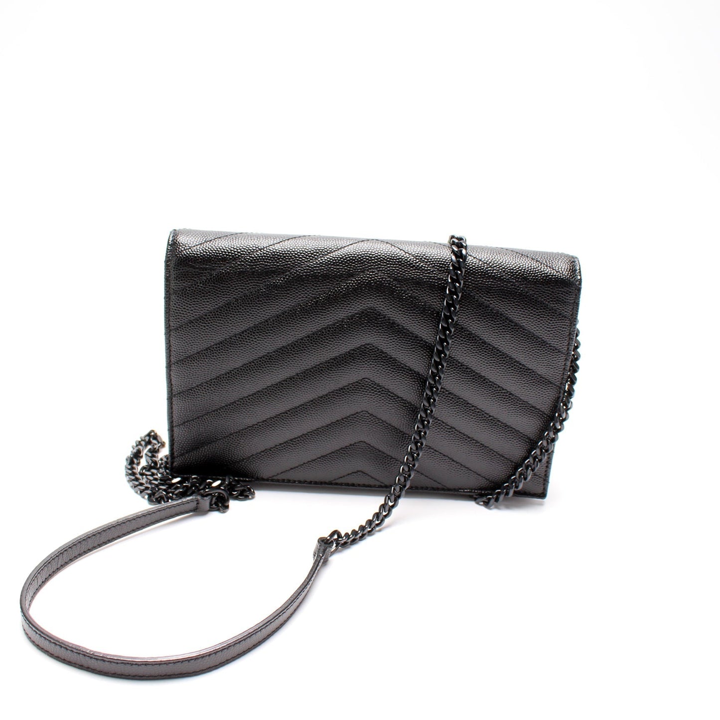 YSL Saint Laurent Envelope Wallet Bag Chain Travel Bag Envelope Chain Wallet
