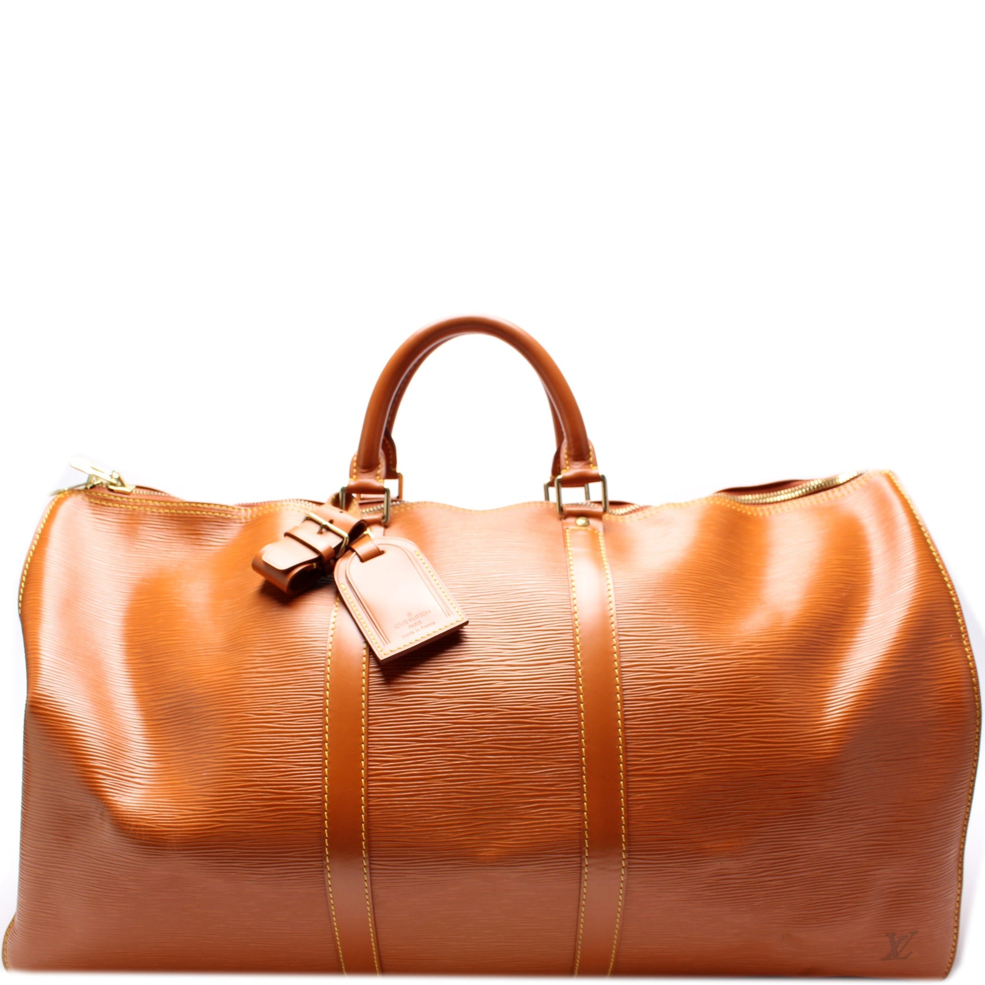 Louis Vuitton Keepall 55 Epi Travel Bag