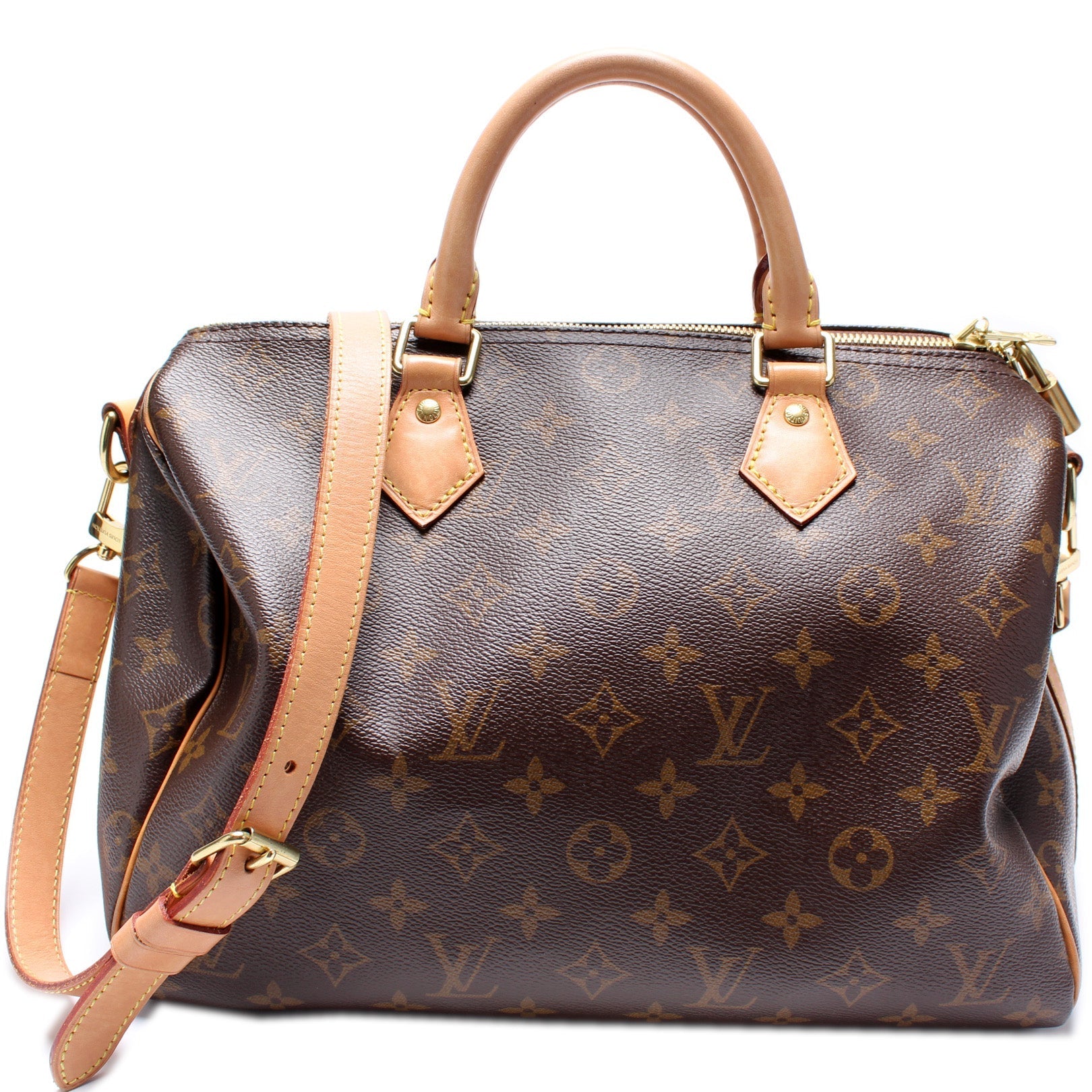 Louis Vuitton Speedy 30 Bandouliere Monogram Handbag Monogram 5