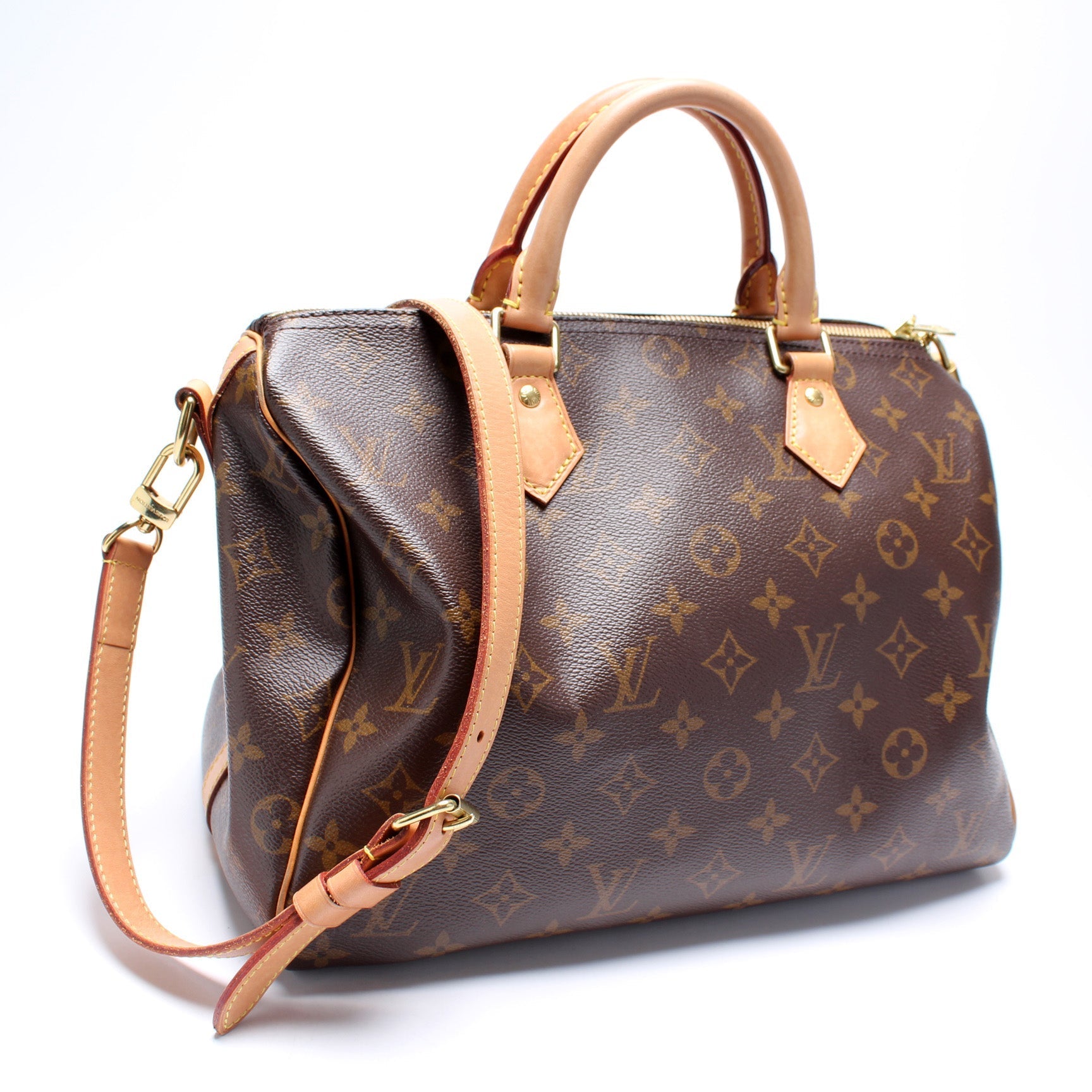 Louis Vuitton Speedy 30 Bandouliere Monogram Handbag Monogram 5