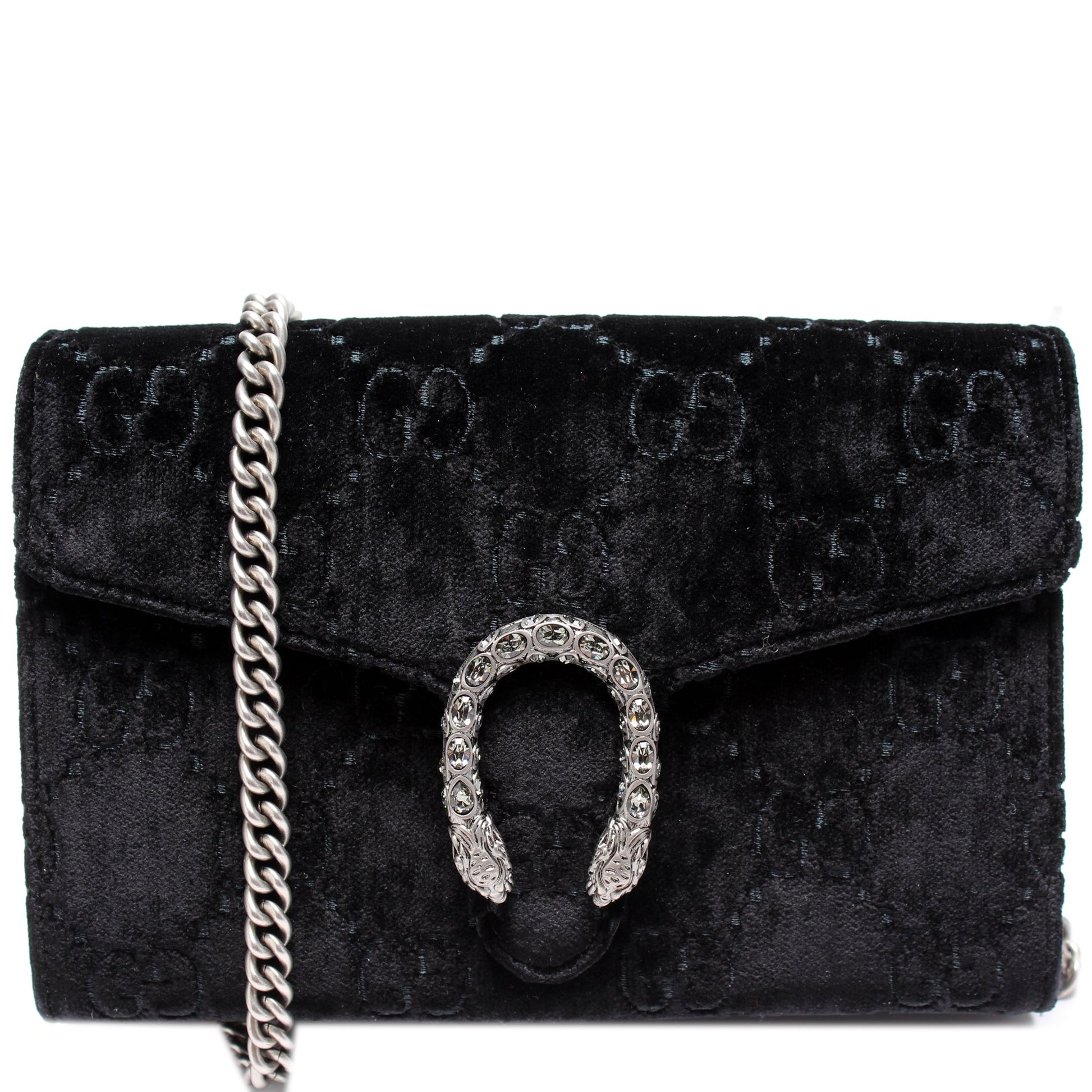 Gucci GG Velvet Dionysus Mini Wallet Case