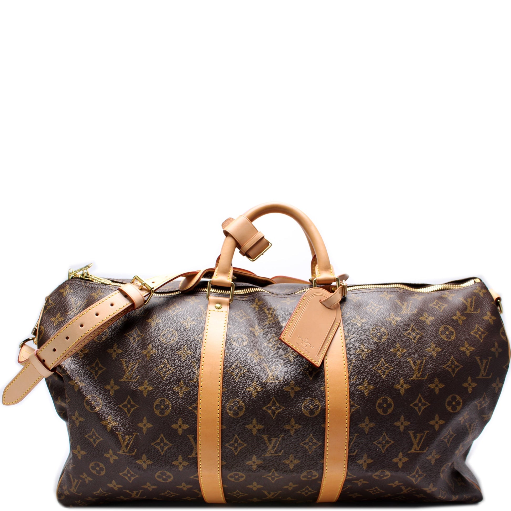 Louis Vuitton Keepall 55 Bandouliere Monogram Travel Bag Monogram 5