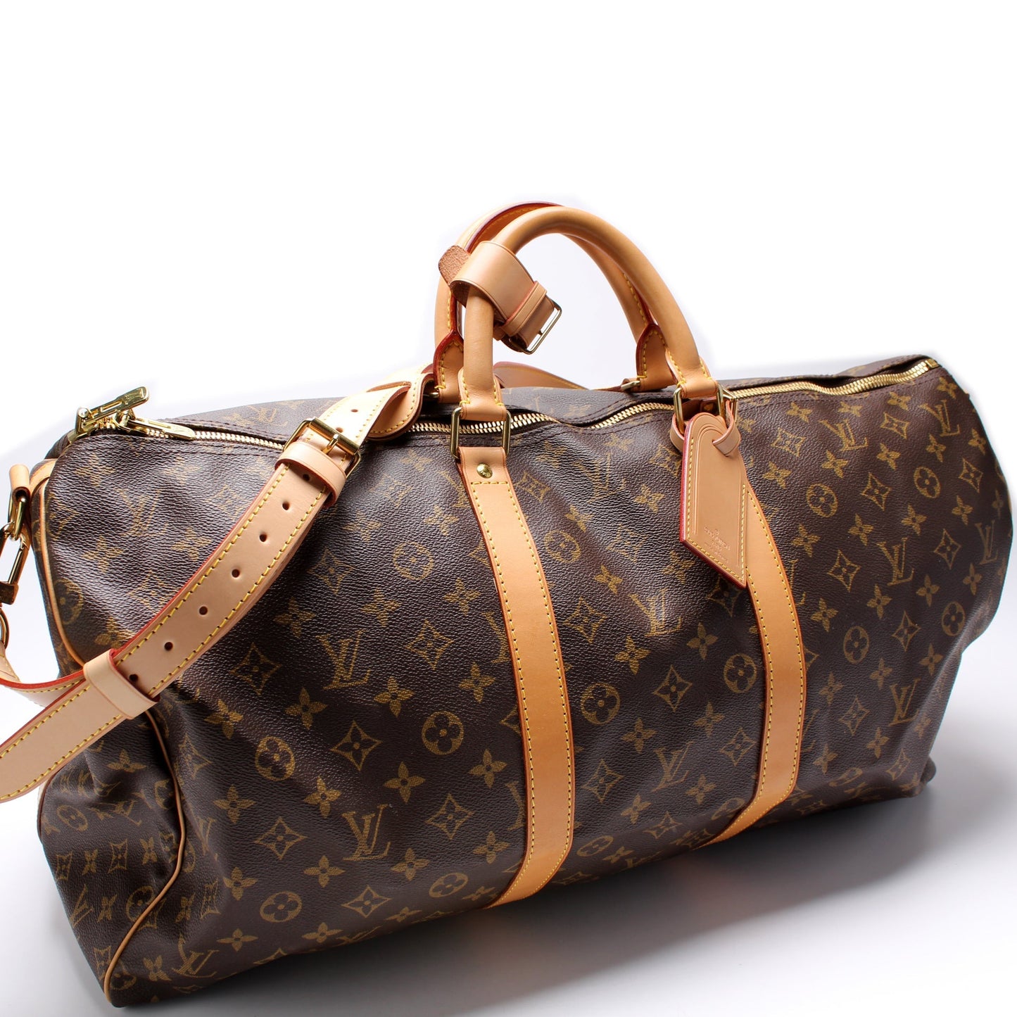 Louis Vuitton Keepall 55 Bandouliere Monogram Travel Bag Monogram 5