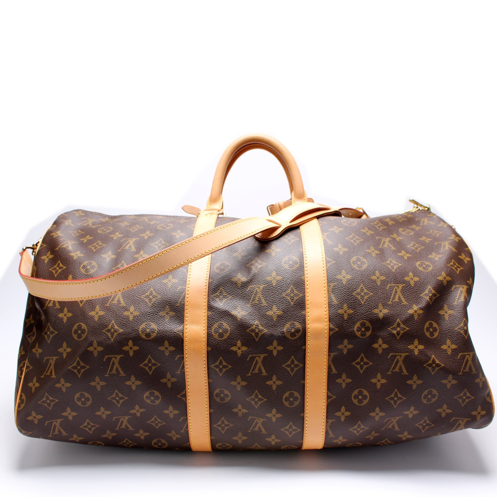 Louis Vuitton Keepall 55 Bandouliere Monogram Travel Bag Monogram 5