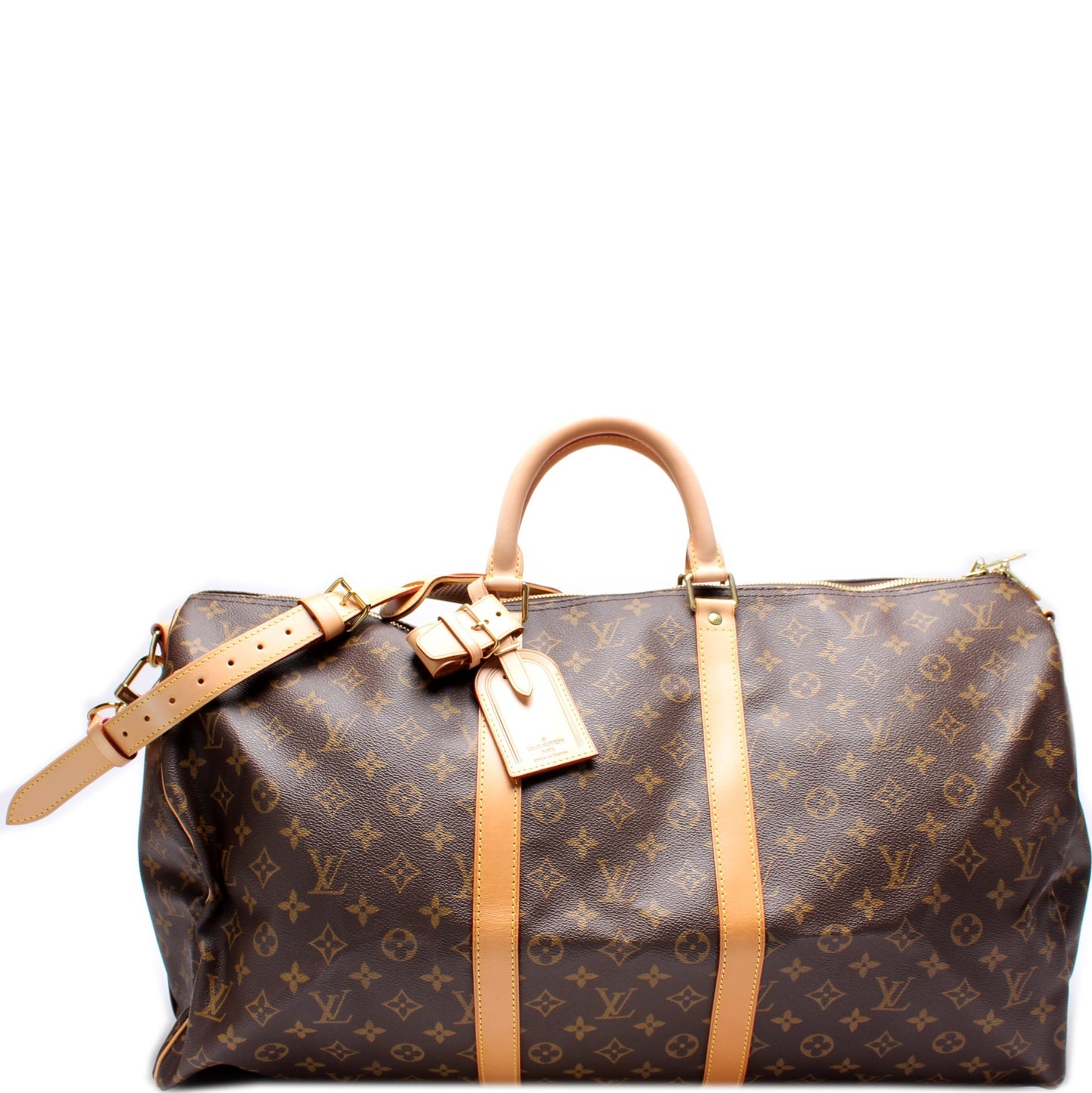 Louis Vuitton Keepall 55 Bandouliere Monogram Travel Bag Monogram 7
