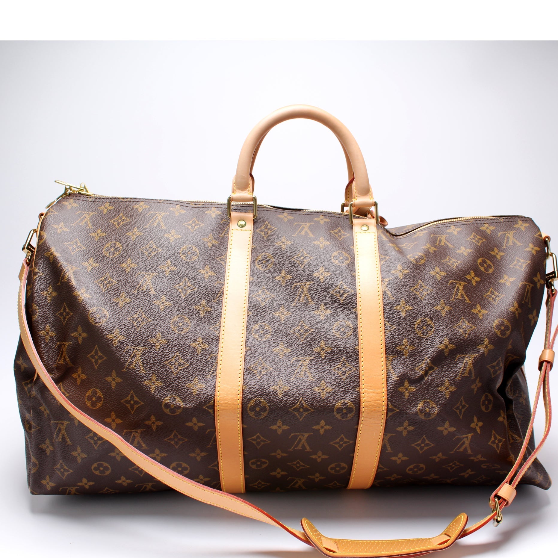 Louis Vuitton Keepall 55 Bandouliere Monogram Travel Bag Monogram 7