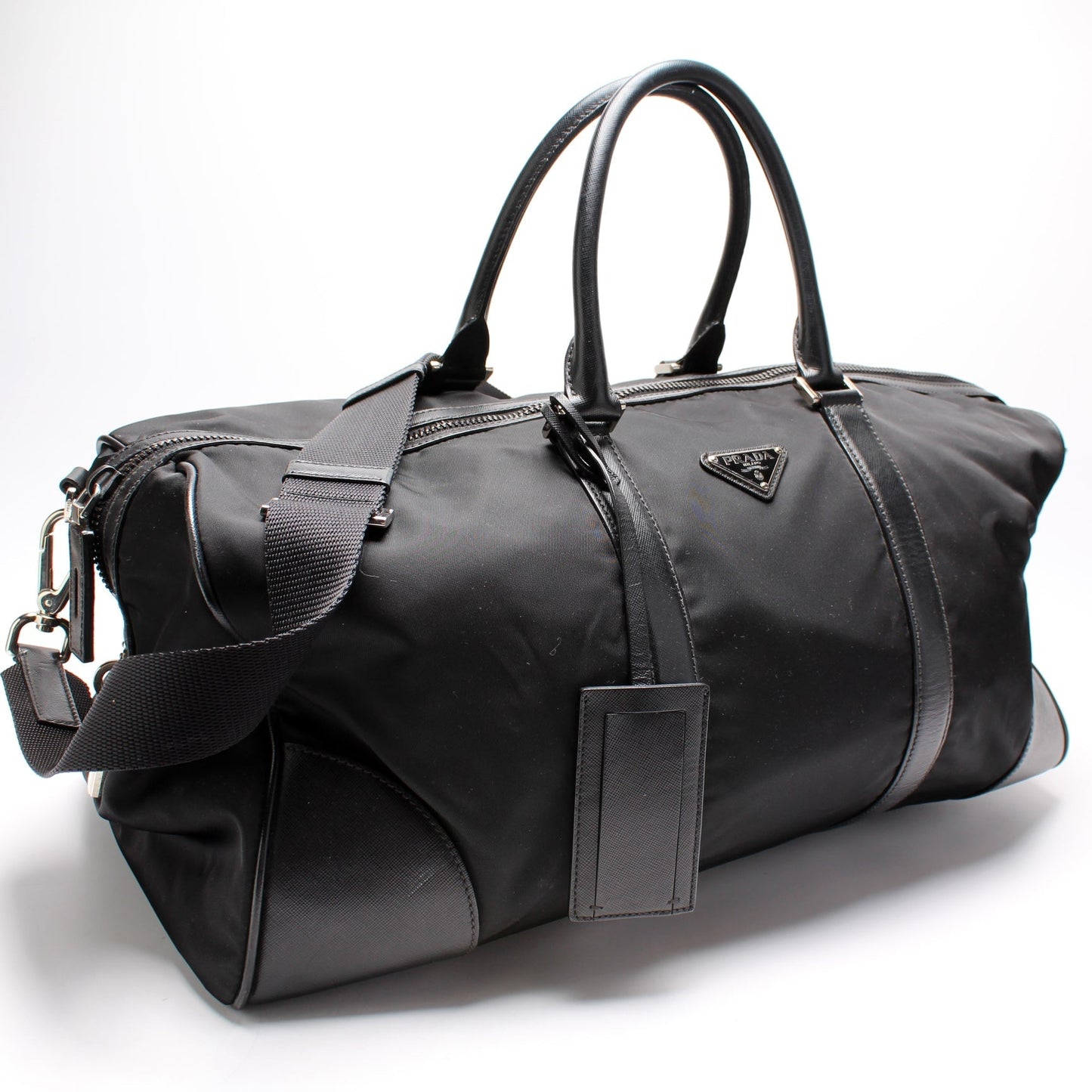 Prada Tessutos Saffiano Weekender Bag Travel Bag