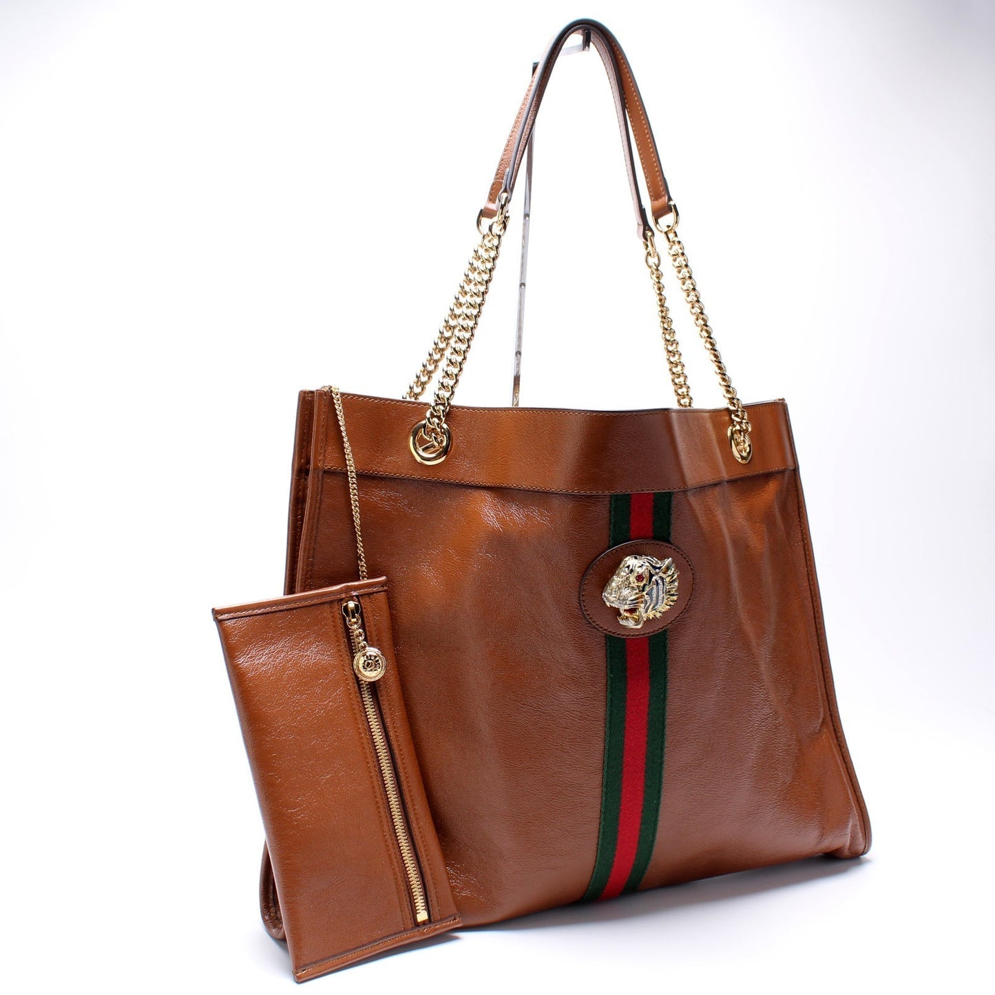 Gucci Rajah Tote Bag Leather