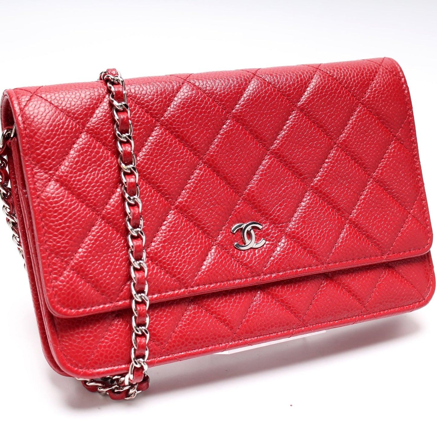 Chanel WOC Classic Quilted Caviar Clutch Bag Caviar 4