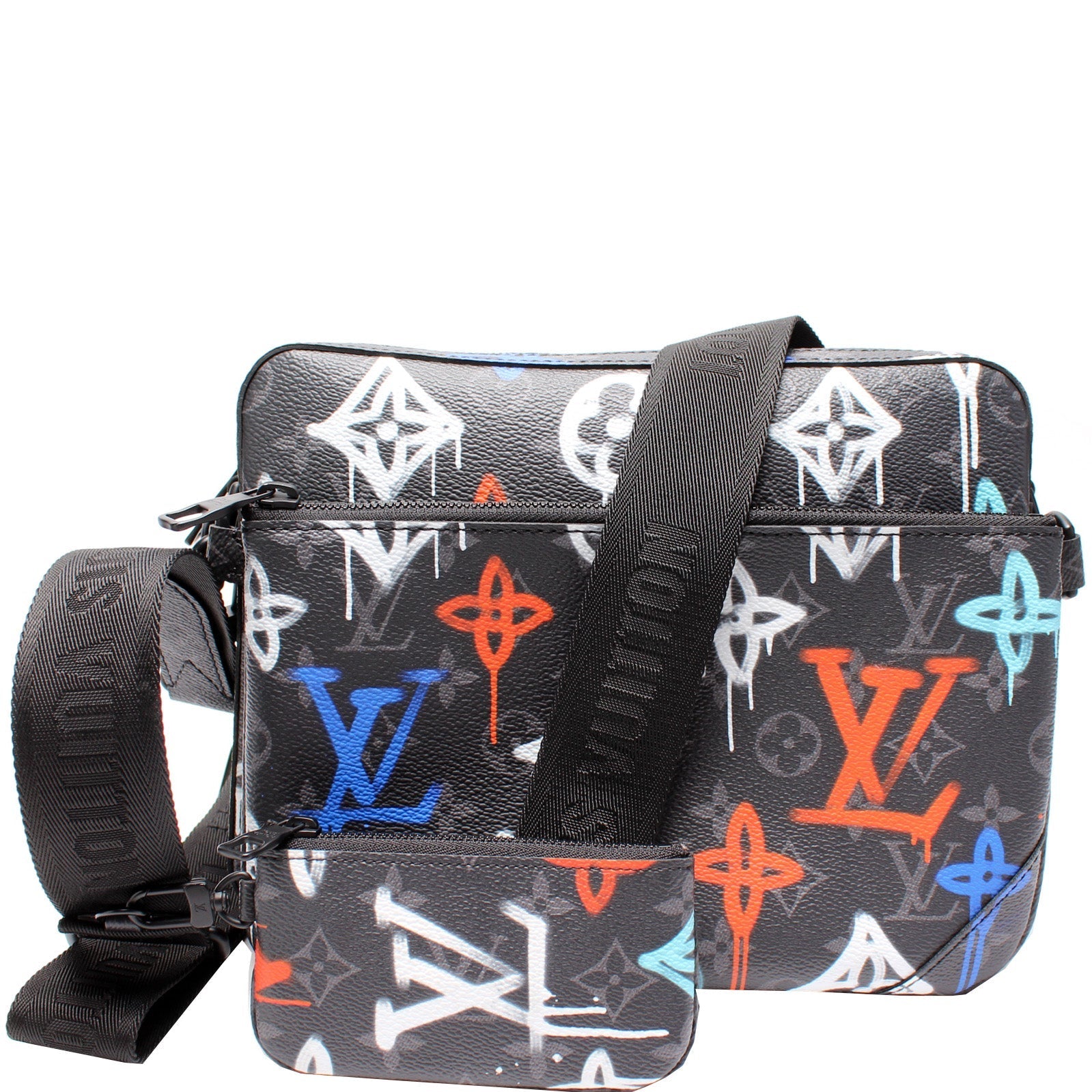 Louis Vuitton Trio Messenger Graffiti Crossbody Bag