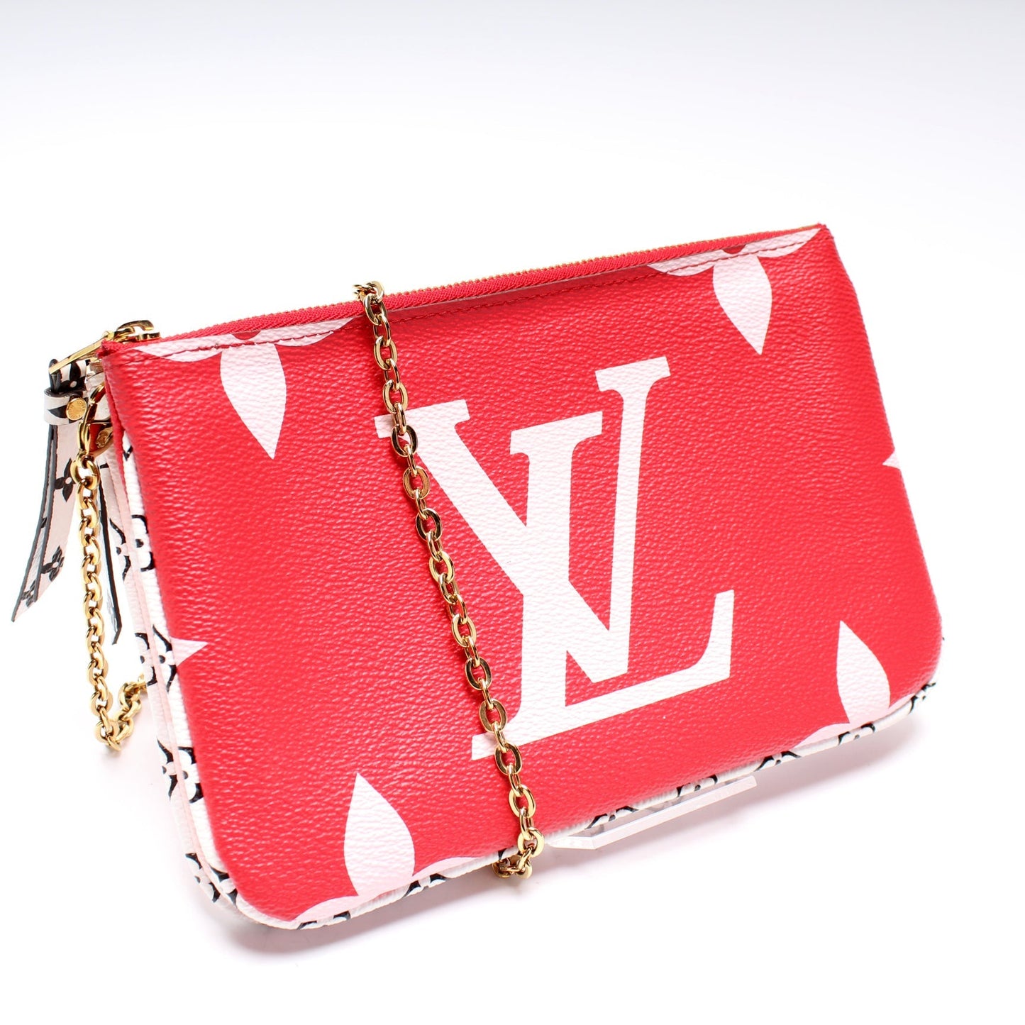 Louis Vuitton Double Zip Pochette Giant Reverse Monogram Clutch Bag Monogram 2