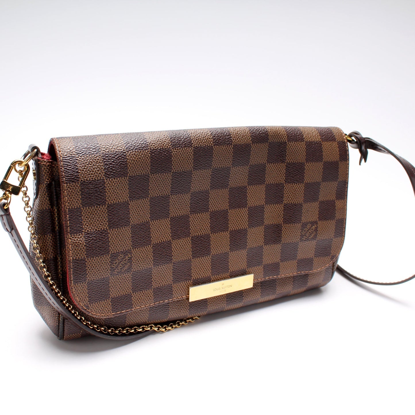 Louis Vuitton Favorite MM Ebene Damier Handbag Ebene 12