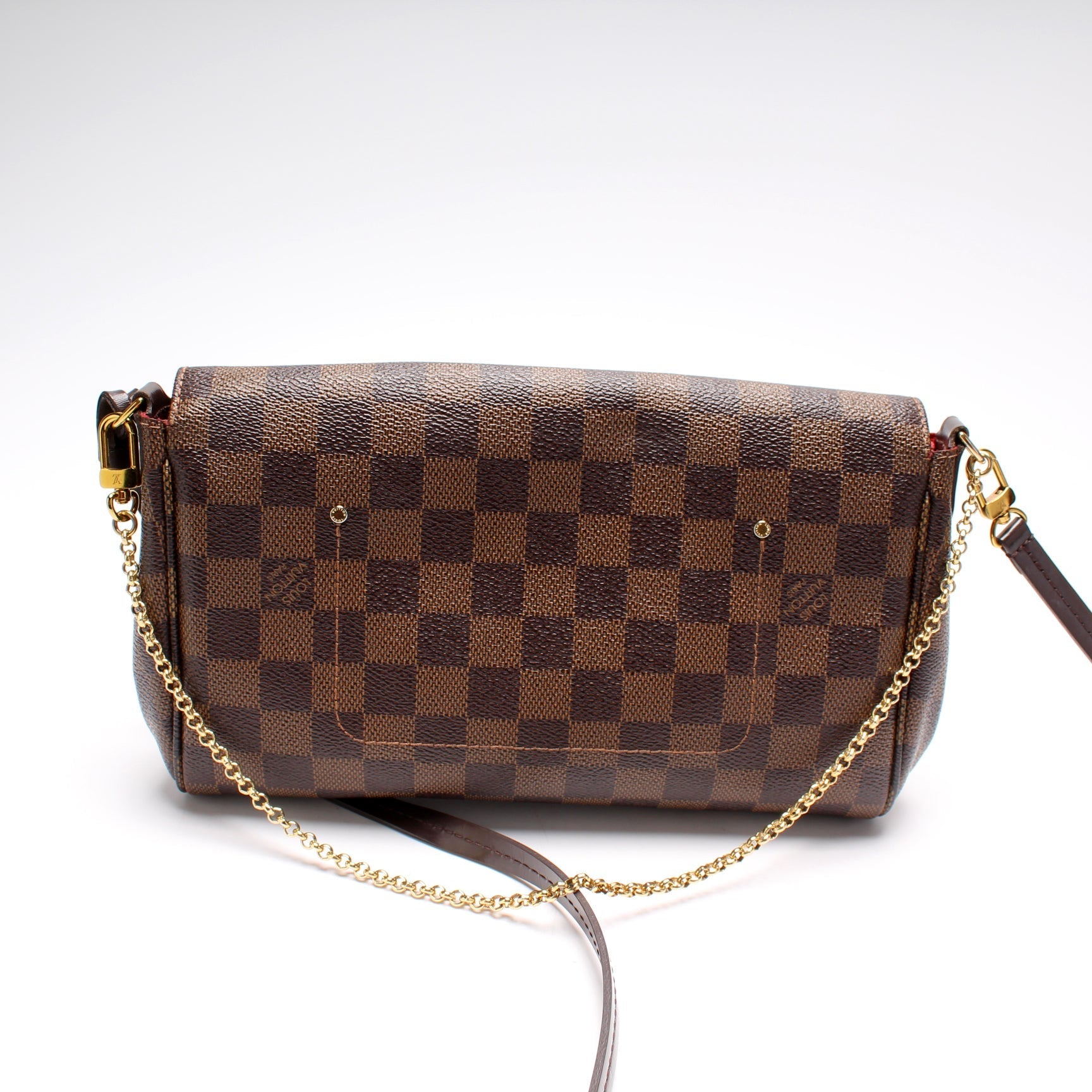 Louis Vuitton Favorite MM Ebene Damier Handbag Ebene 12