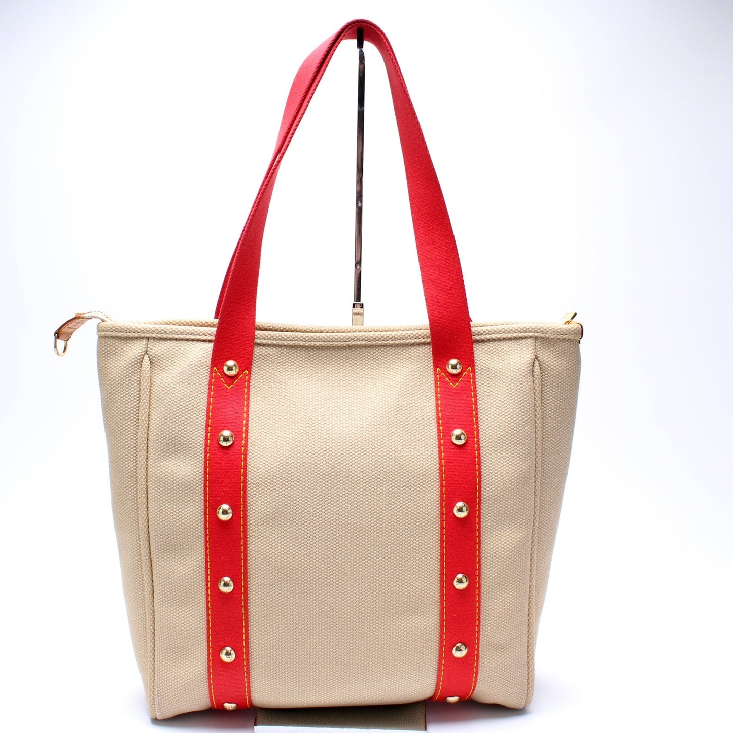 Louis Vuitton Cabas Antigua MM Canvas Handbag Canvas 2
