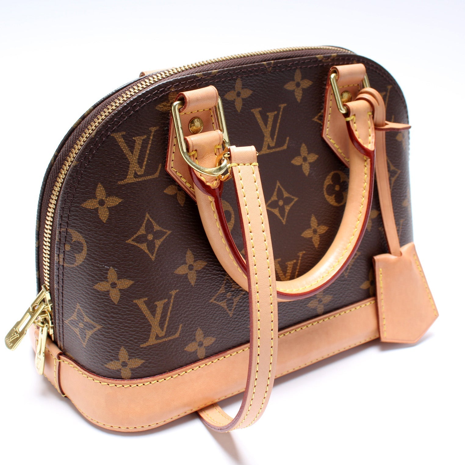 Louis Vuitton Alma BB Monogram Handbag Monogram 5