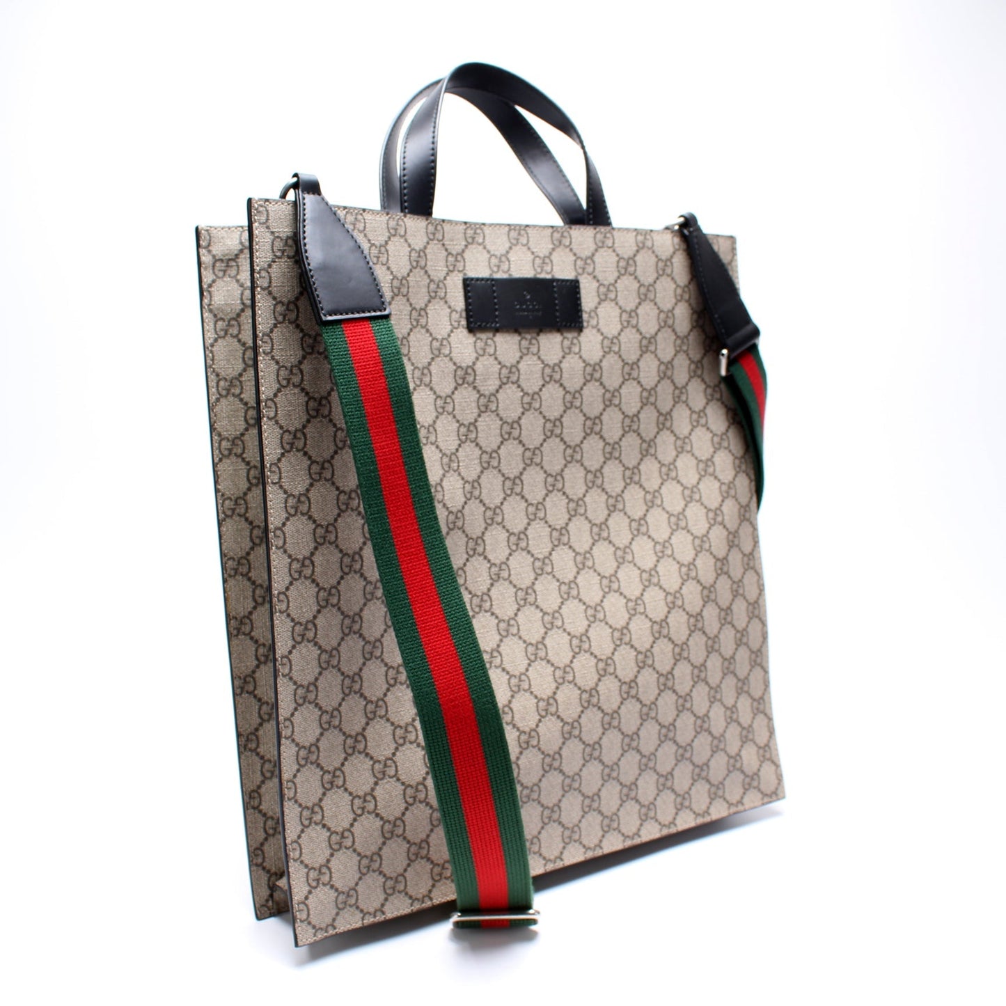 Gucci GG Supreme Web Vertical Tote Bag