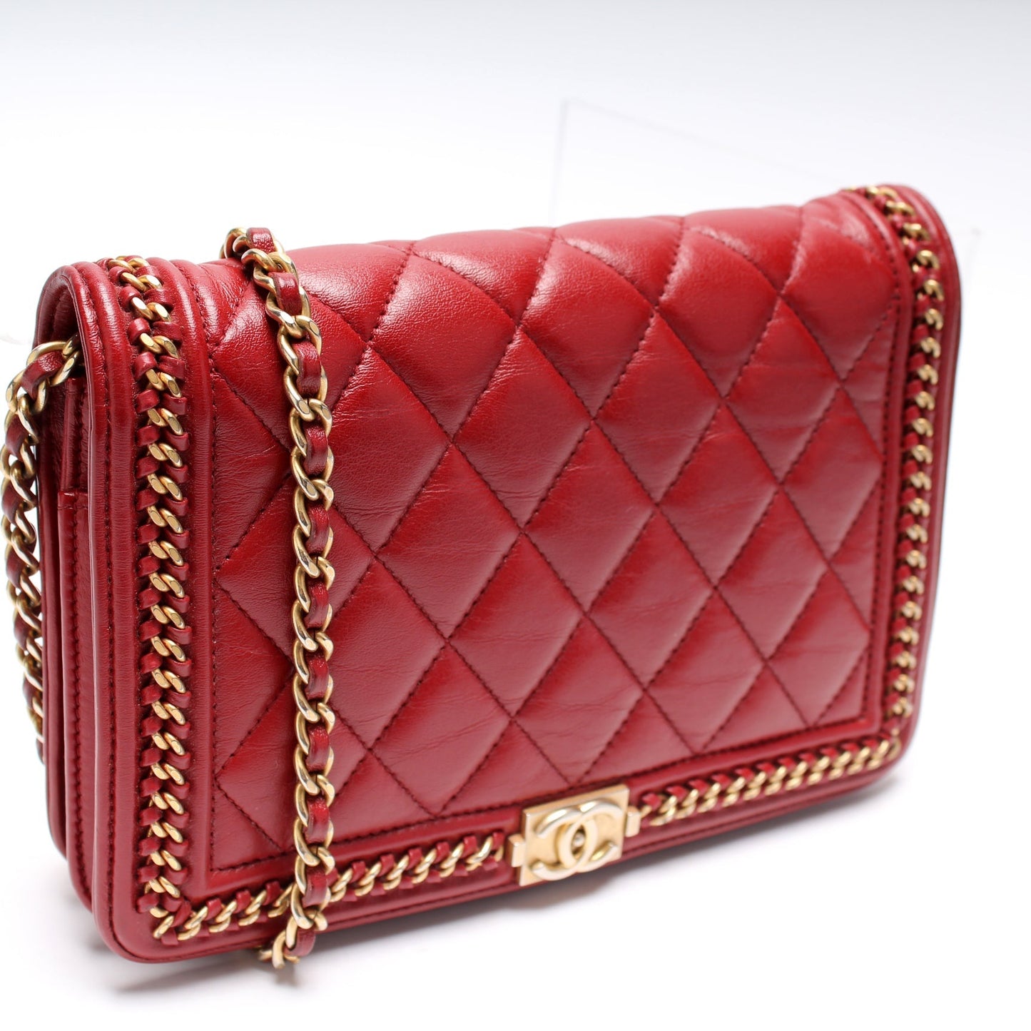 Chanel WOC Boy Calfskin 24M Clutch Bag