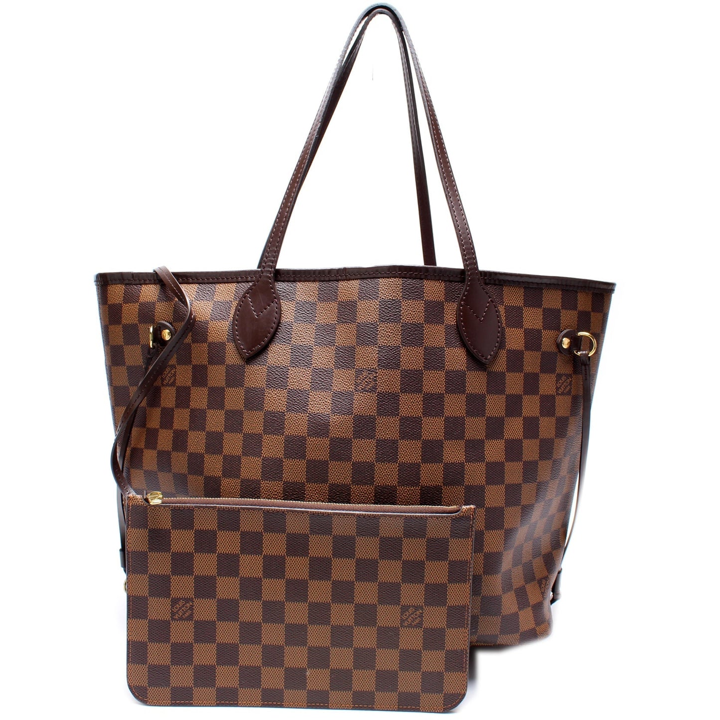 Louis Vuitton Neverfull w MM Ebene Damier Wallet Case Ebene 5