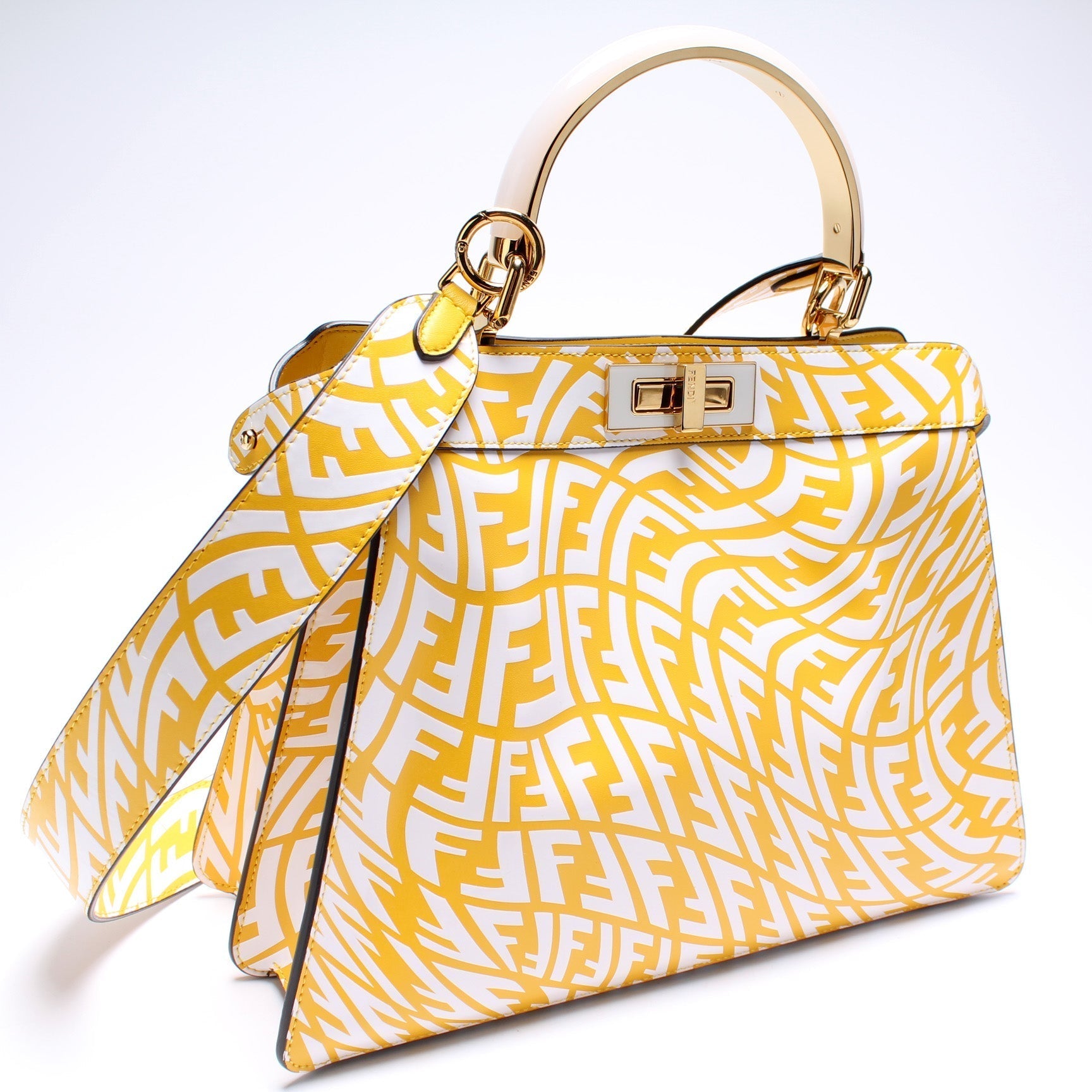 Fendi Peekaboo Ff Vertigo Bag Medium Travel Bag