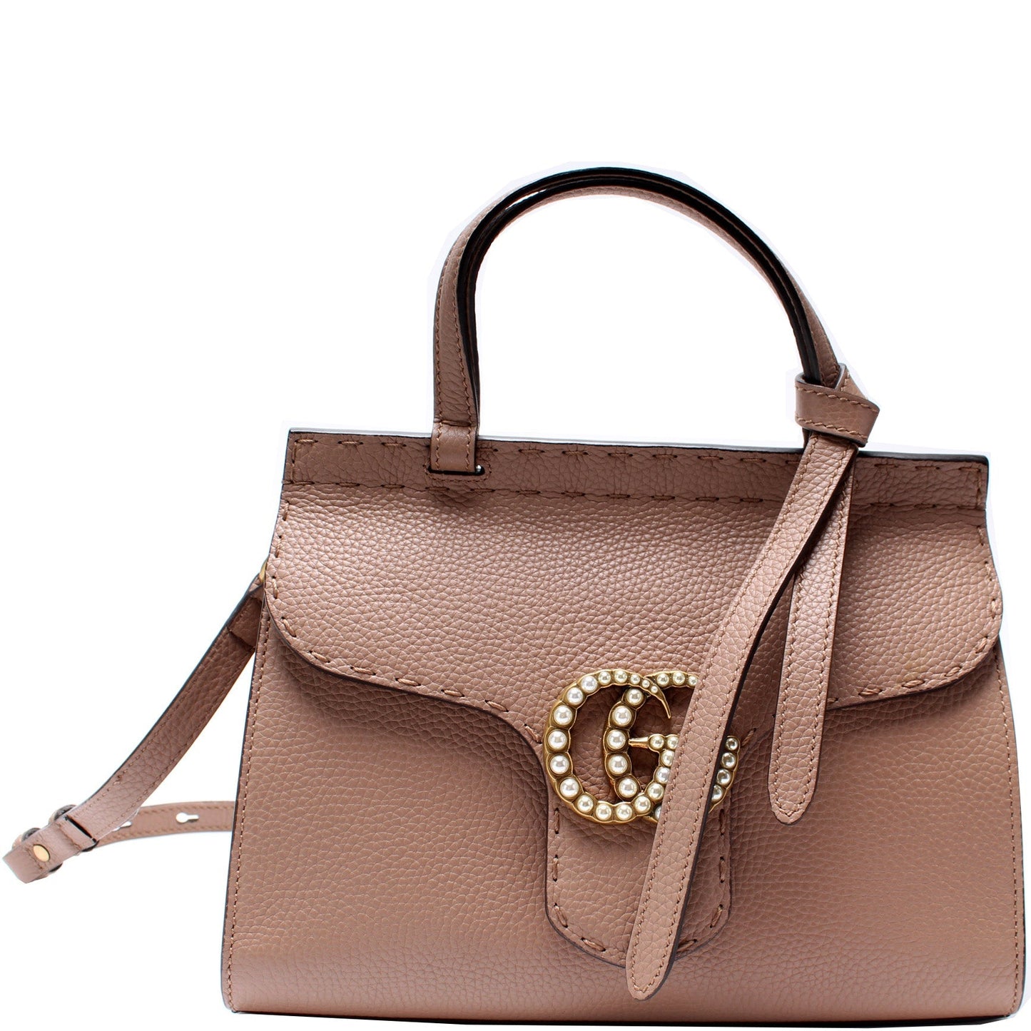 Gucci Marmont Mini Top Handle Travel Bag 10
