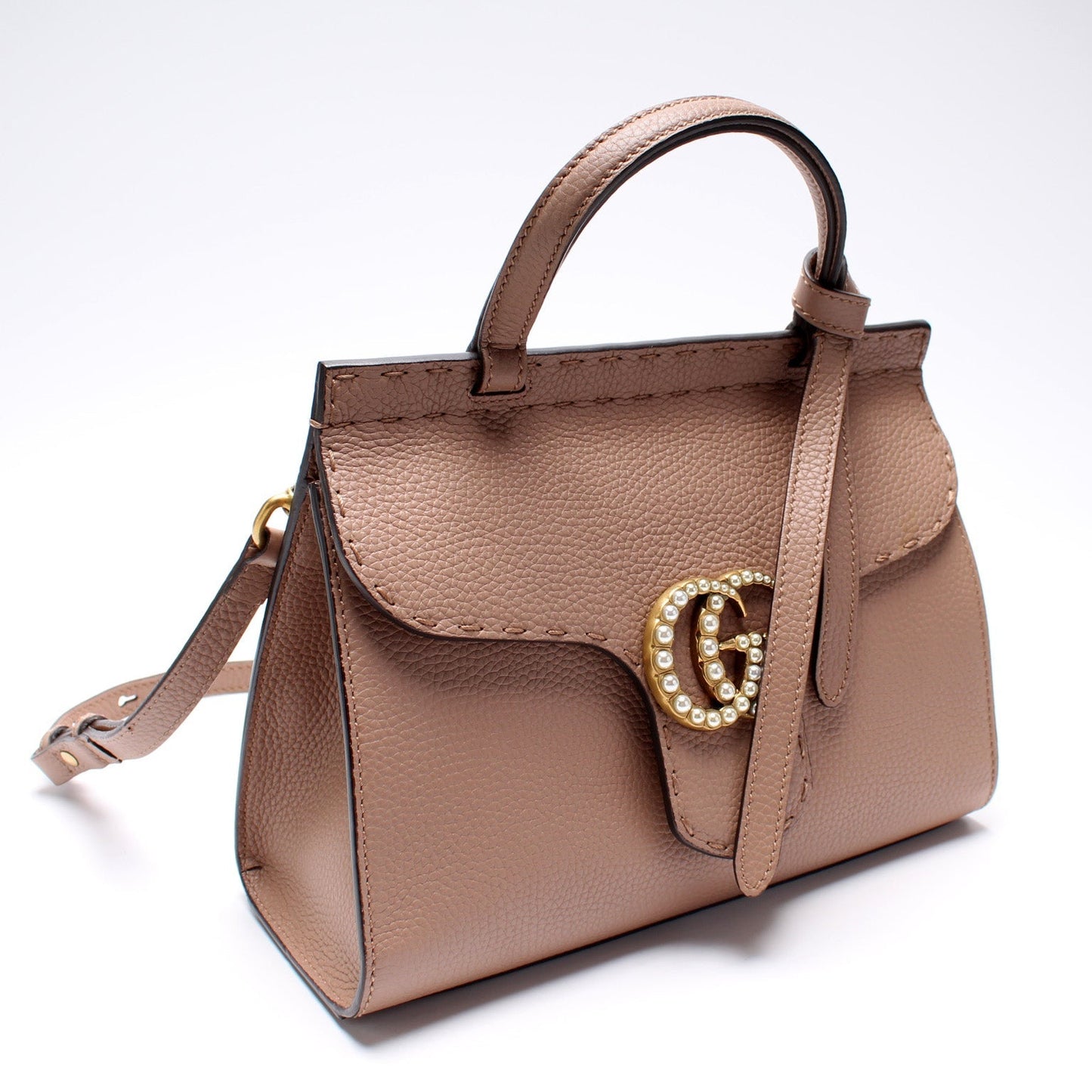Gucci Marmont Mini Top Handle Travel Bag 10