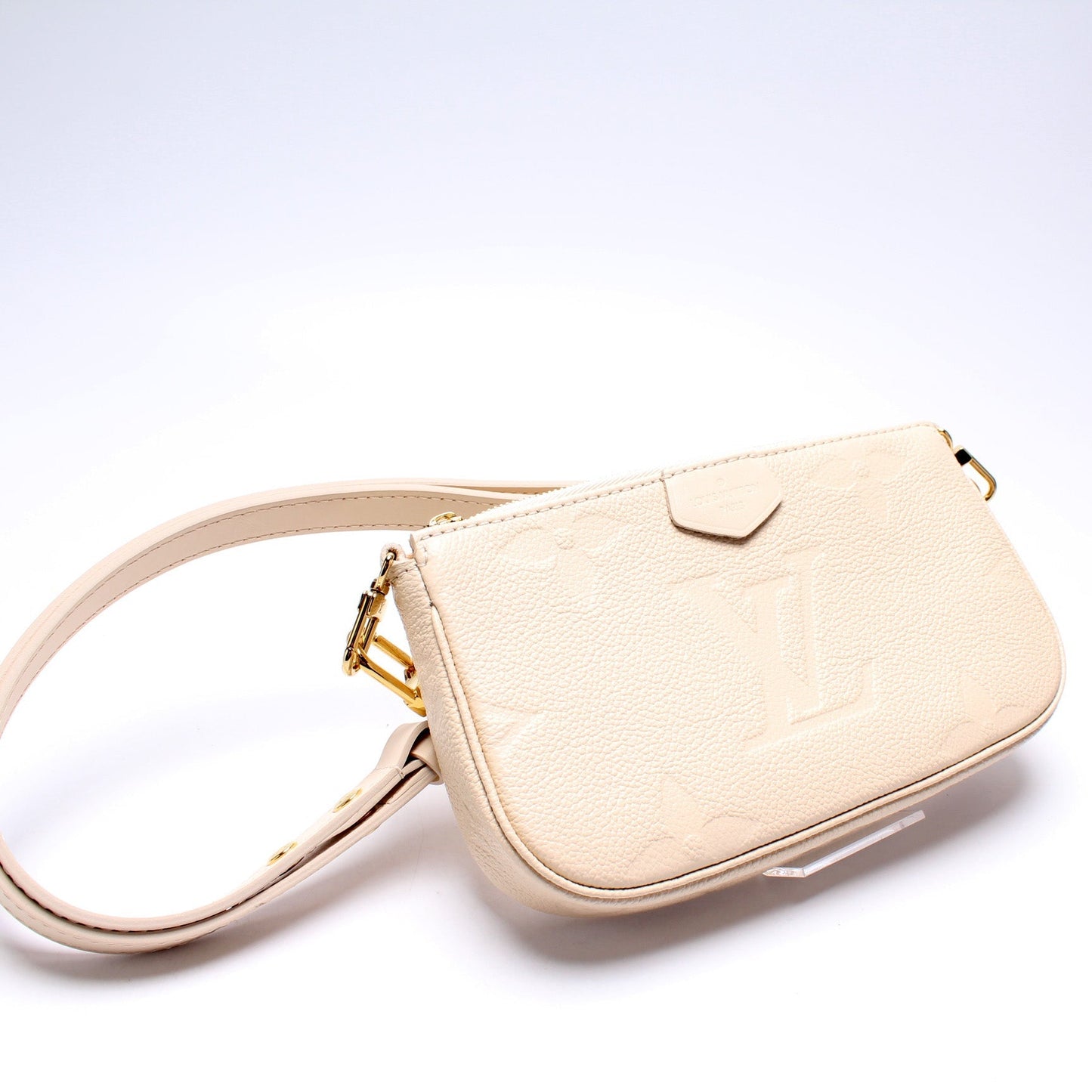 Louis Vuitton Multi Pochette Empreinte Clutch Bag Strap Empreinte