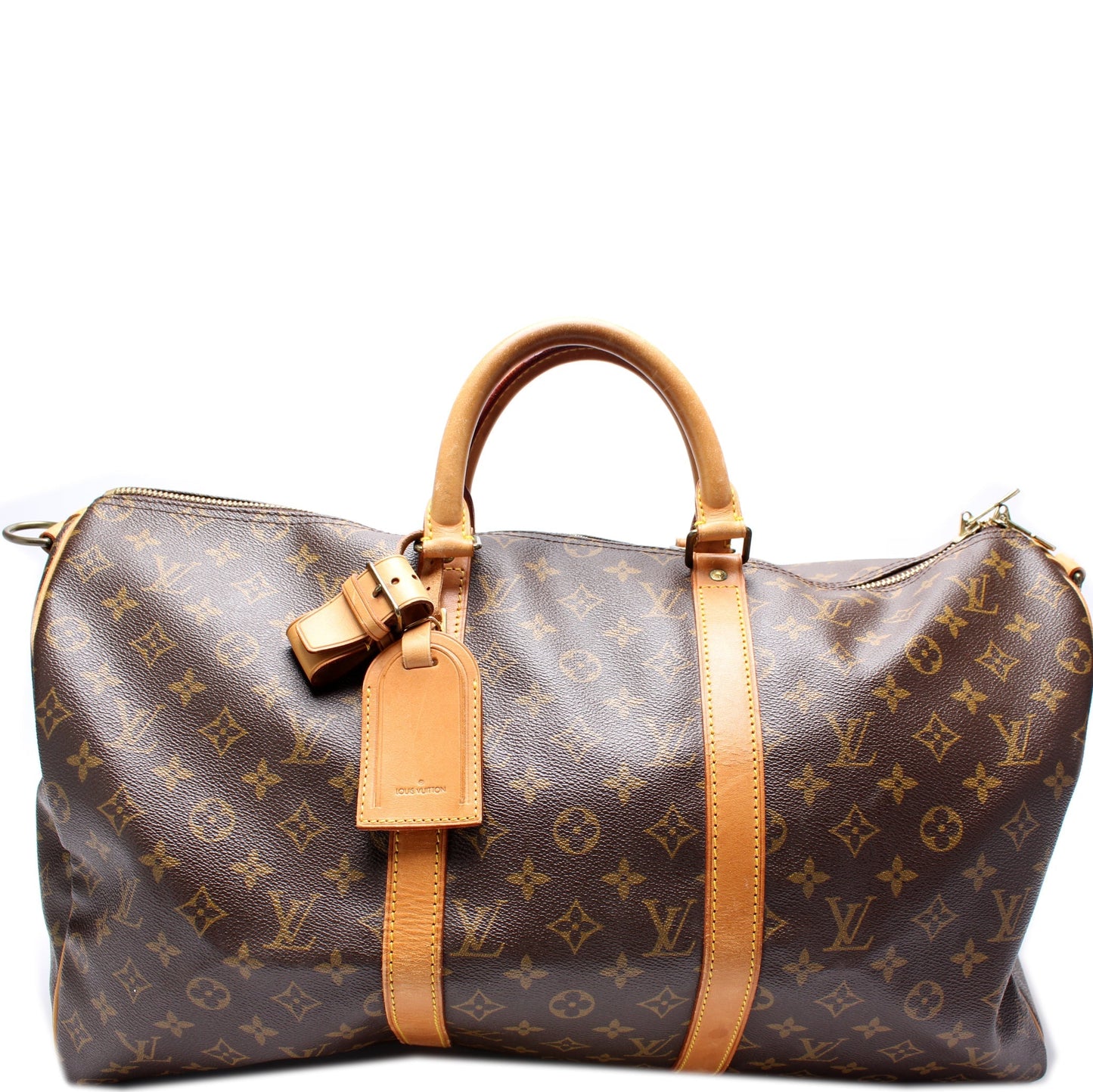Louis Vuitton Keepall 50 Bandouliere Monogram Travel Bag Monogram 1