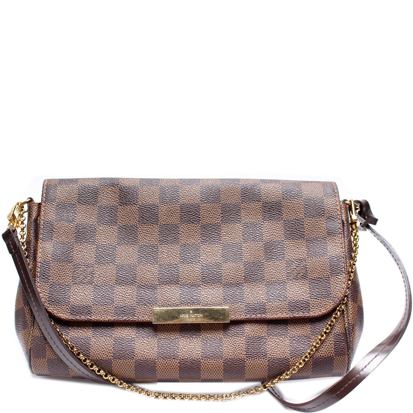 Louis Vuitton Favorite MM Ebene Damier Handbag Ebene 20