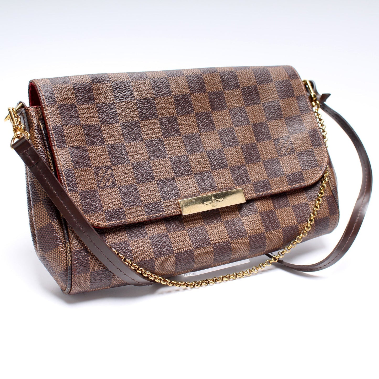 Louis Vuitton Favorite MM Ebene Damier Handbag Ebene 20
