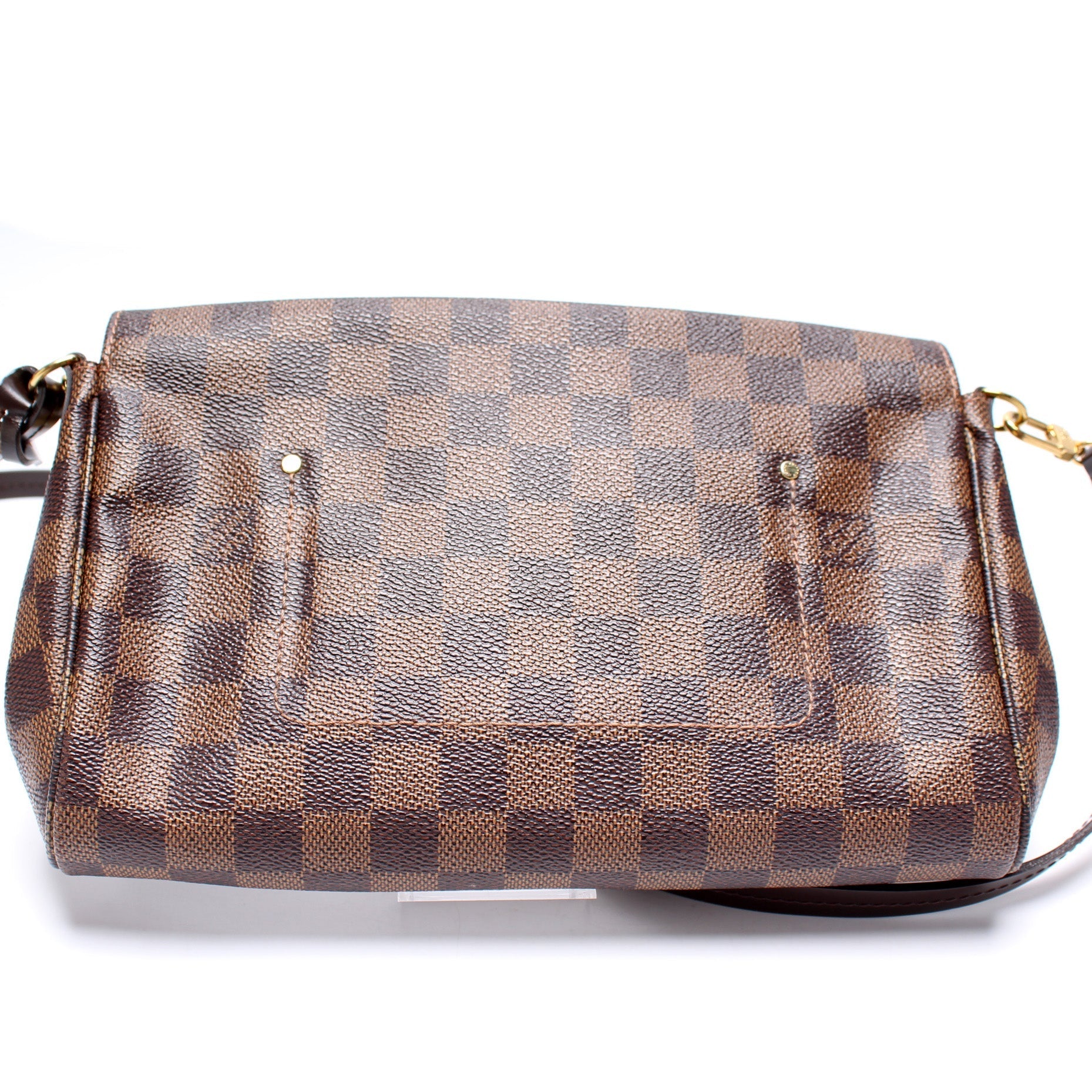 Louis Vuitton Favorite MM Ebene Damier Handbag Ebene 20