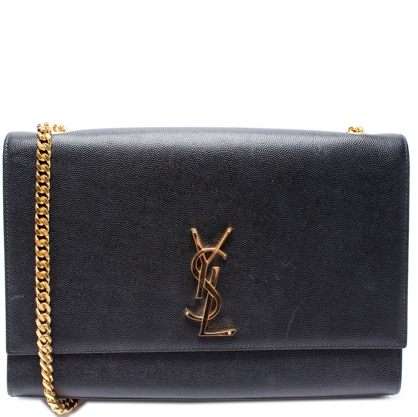 YSL Saint Laurent Kate Satchel Grain Bag Large Travel Bag