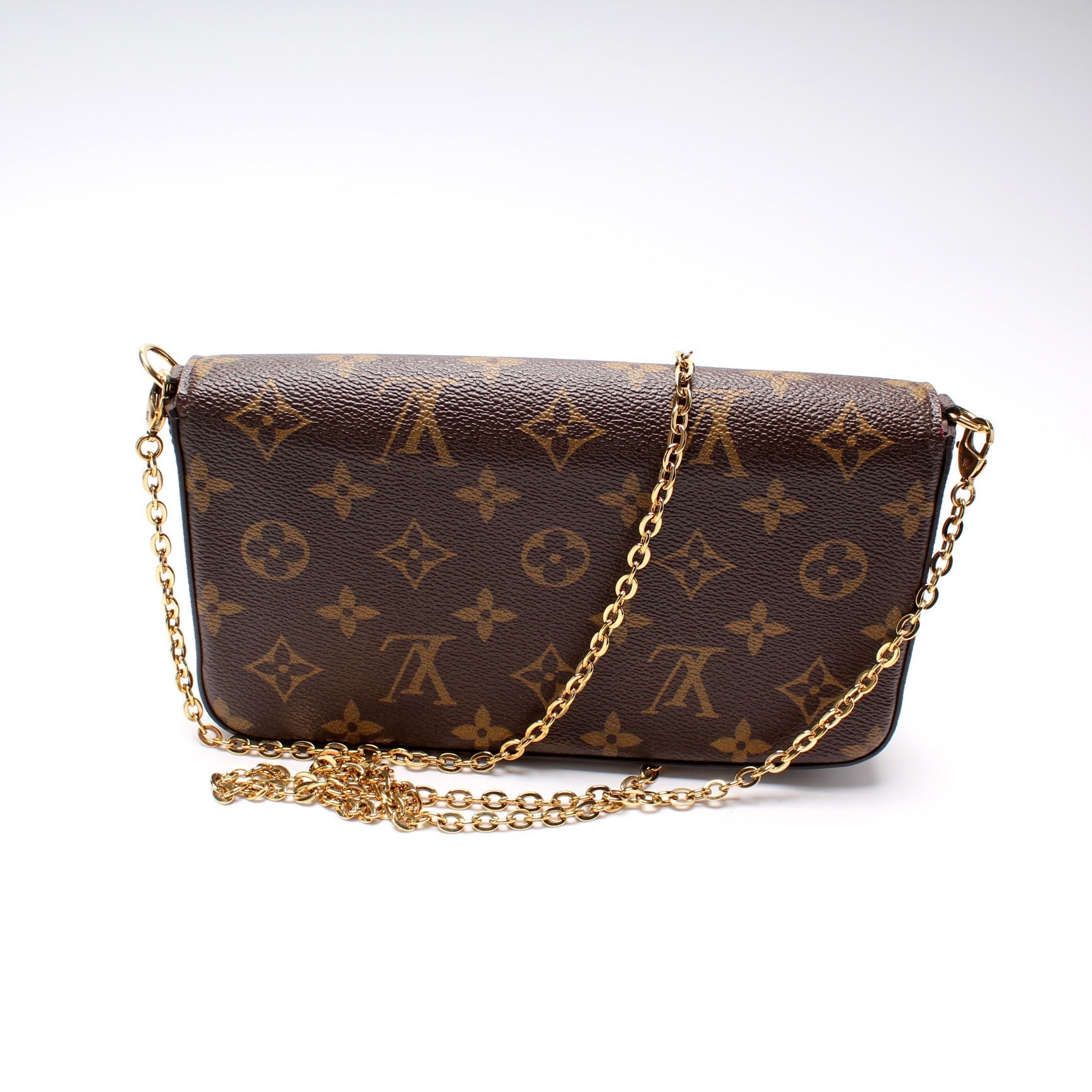 Louis Vuitton Pochette Felicie Christmas Monogram Clutch Bag