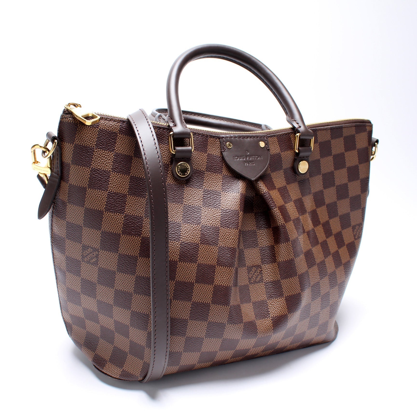 Louis Vuitton Siena Ebene MM Damier Handbag Damier Ebene
