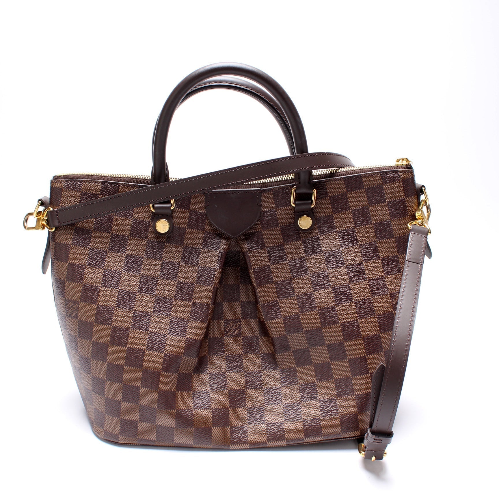 Louis Vuitton Siena Ebene MM Damier Handbag Damier Ebene