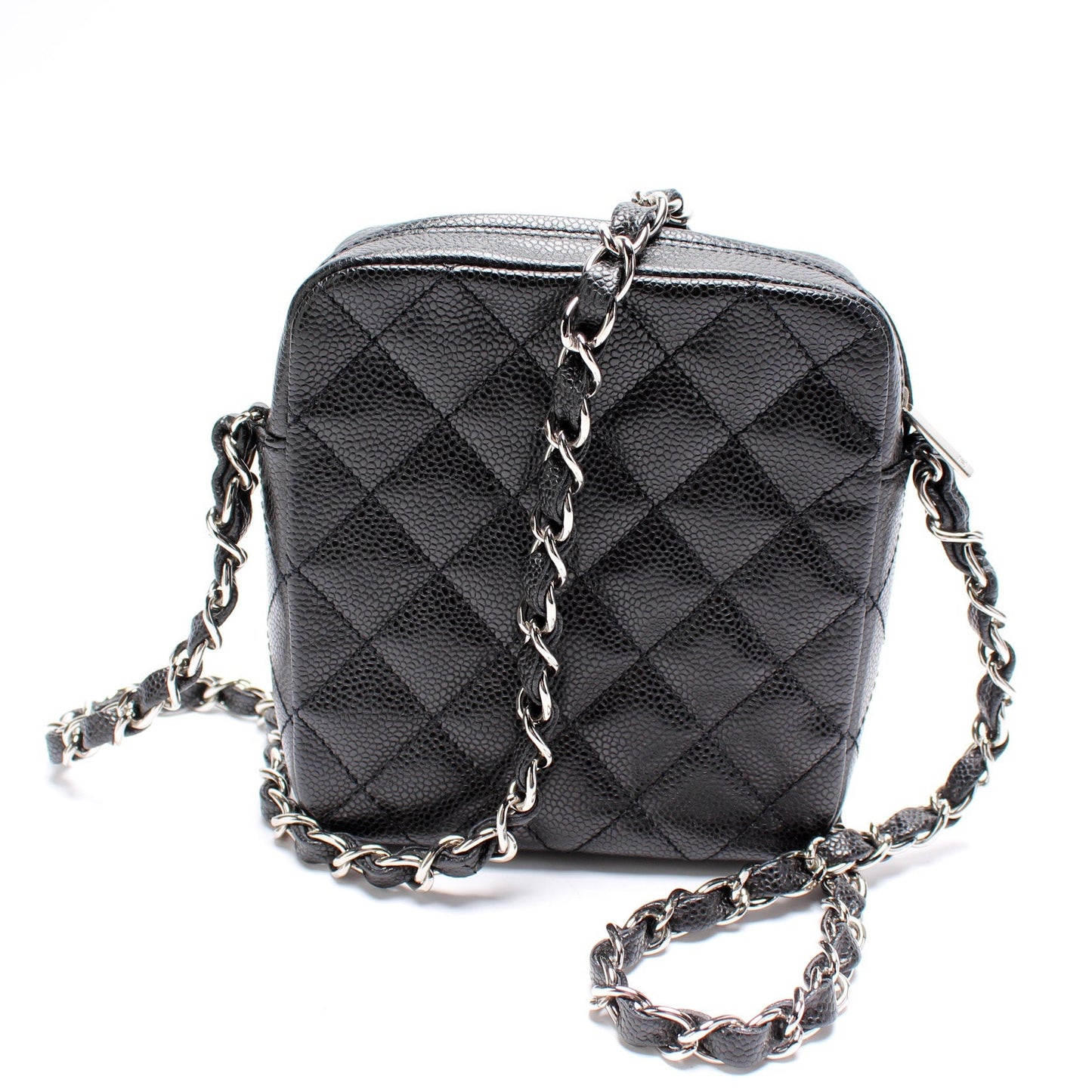 Chanel Rectangle Caviar Crossbody Bag
